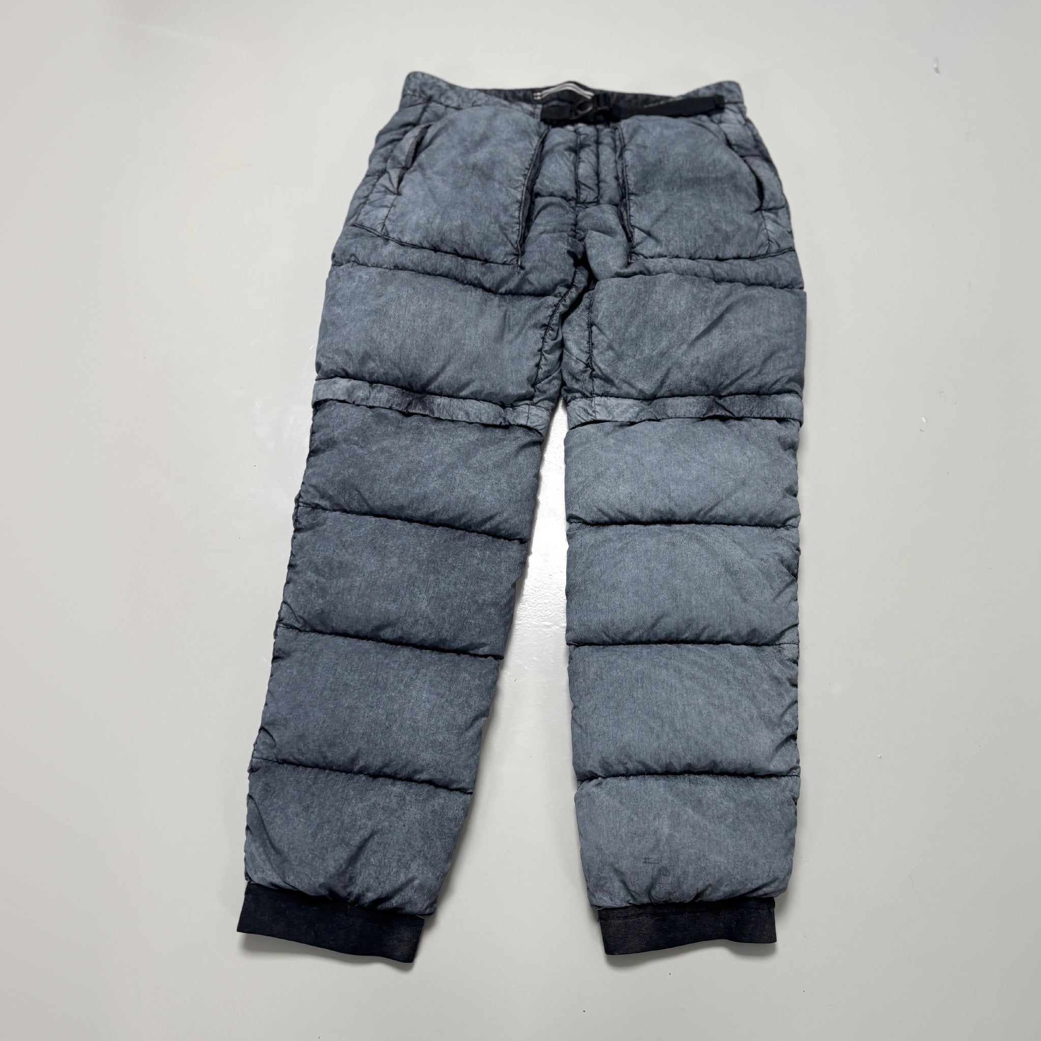 Stone Island Tela Nylon Down Dust Colour 2 in 1 Trousers Large - front