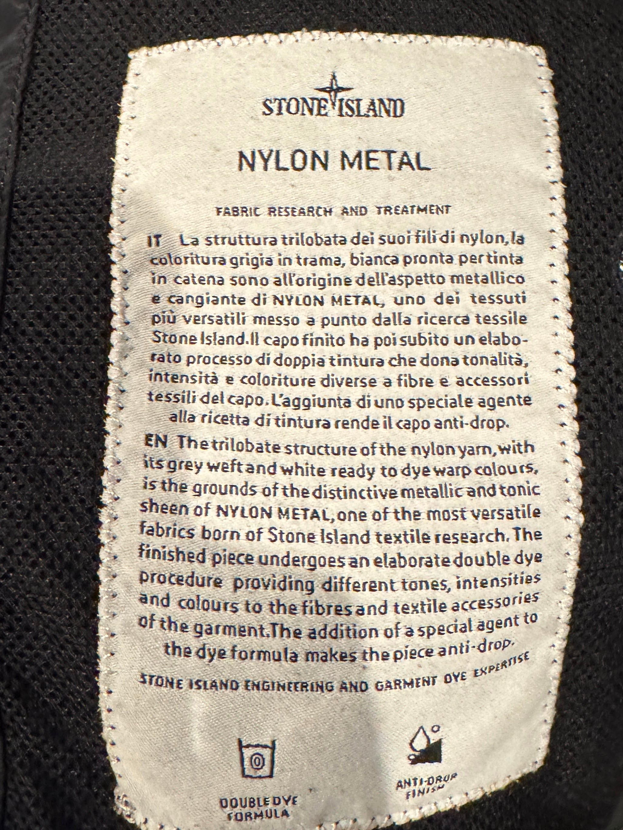 Stone Island Supreme Nylon Metal Track Jacket — detail