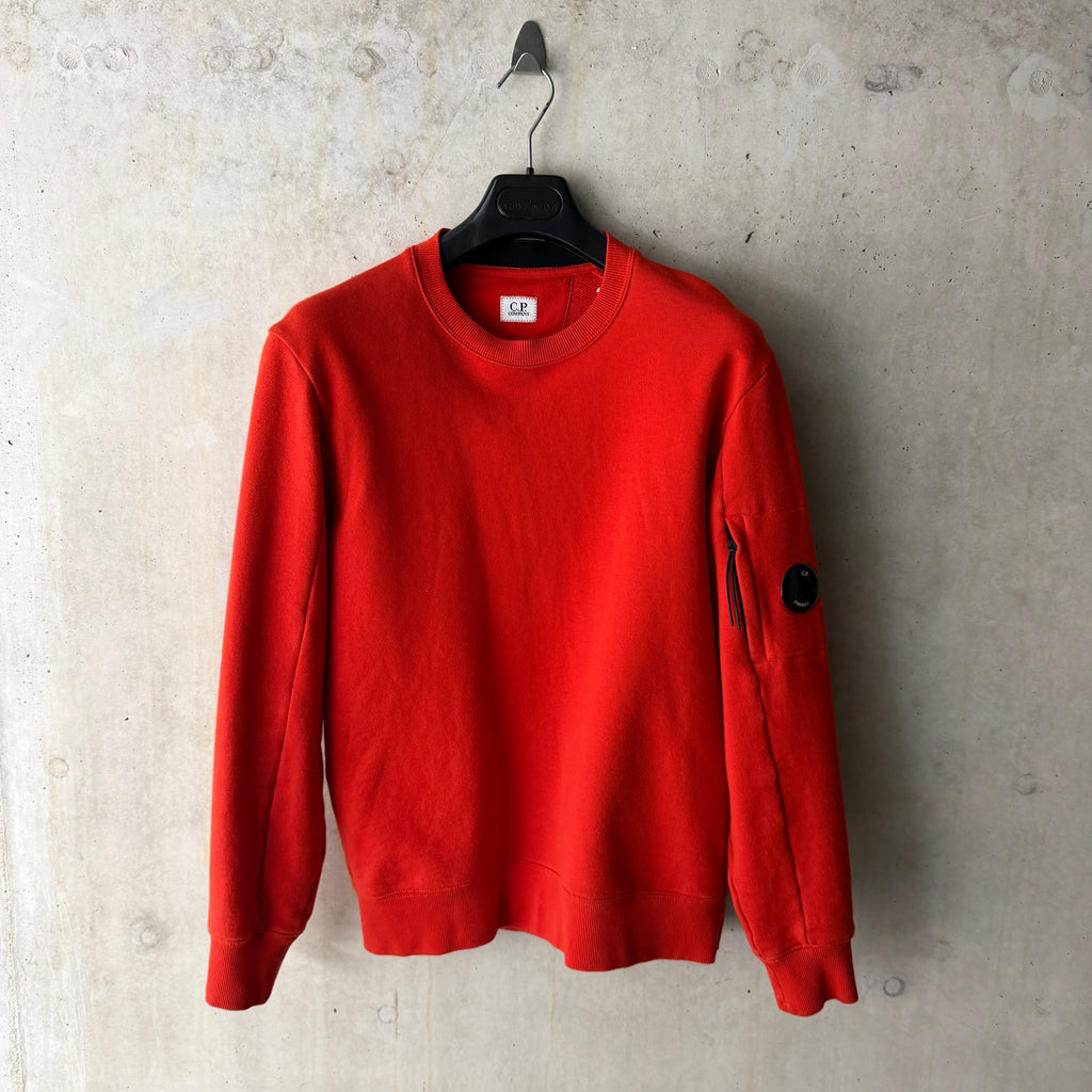 C.P. Company cotton sweatshirt red orange front view