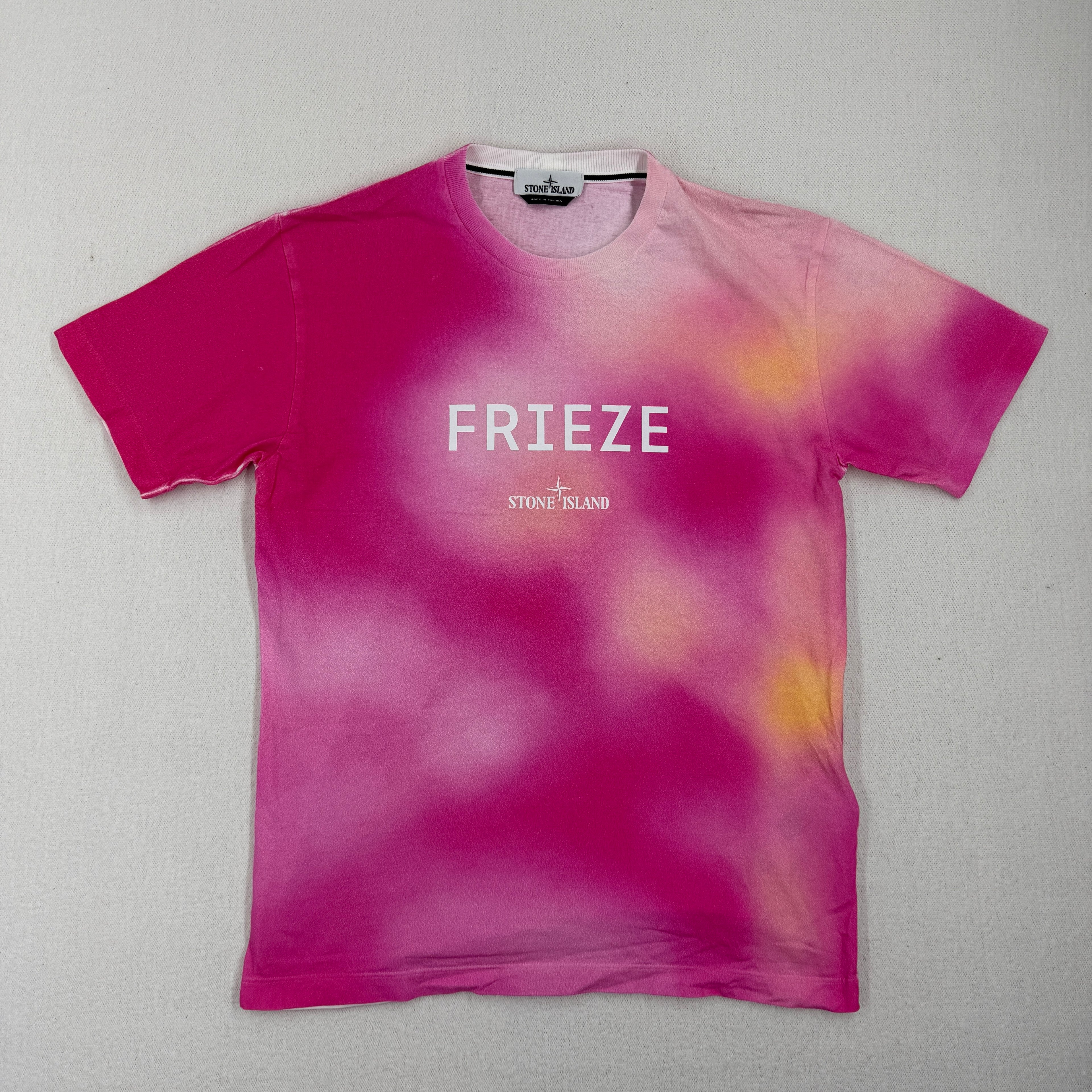 Stone Island X Frieze Pink Shirt 2025 — front