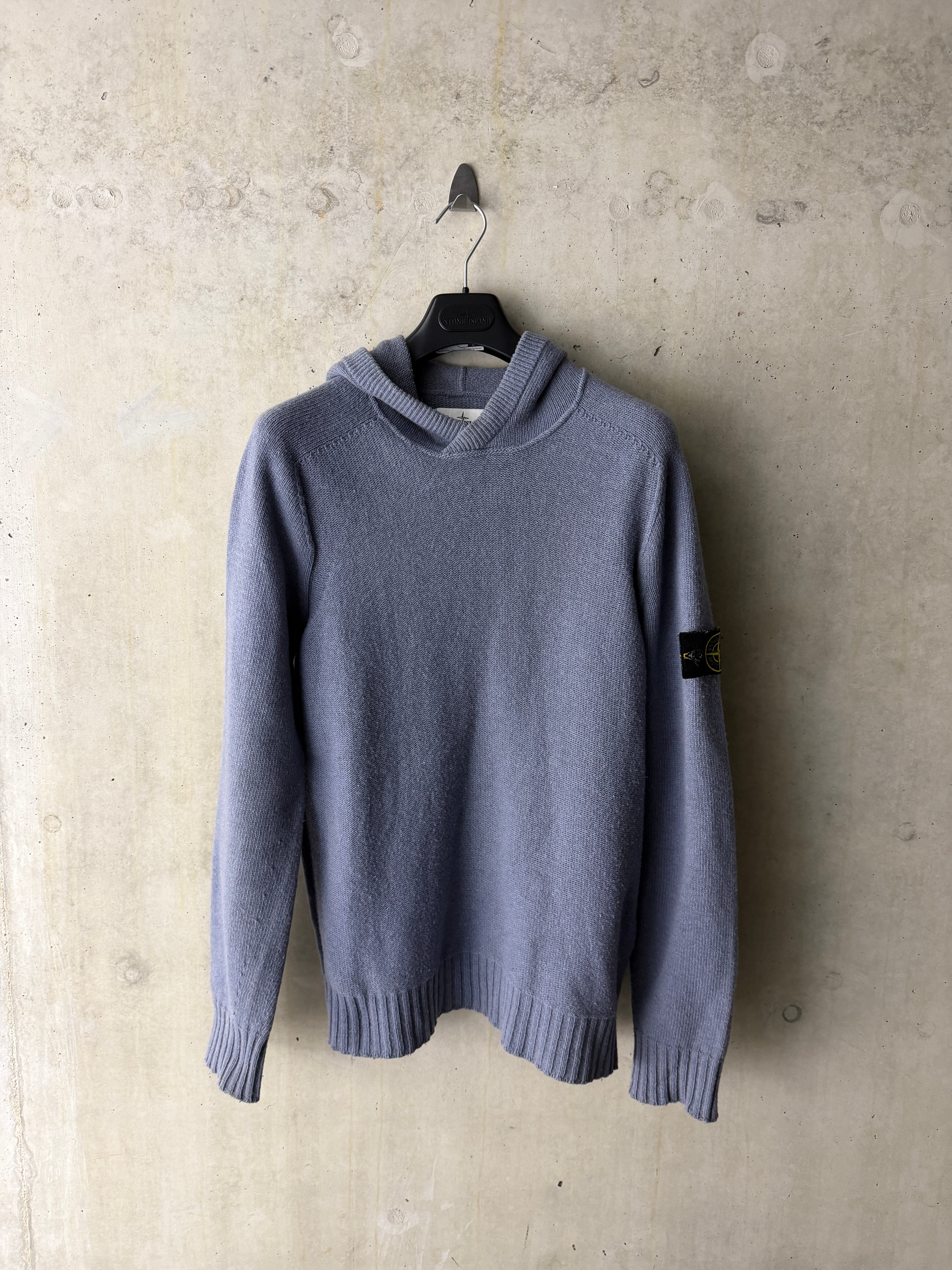 Stone Island Lambswool Naslan Hood Sweater — front
