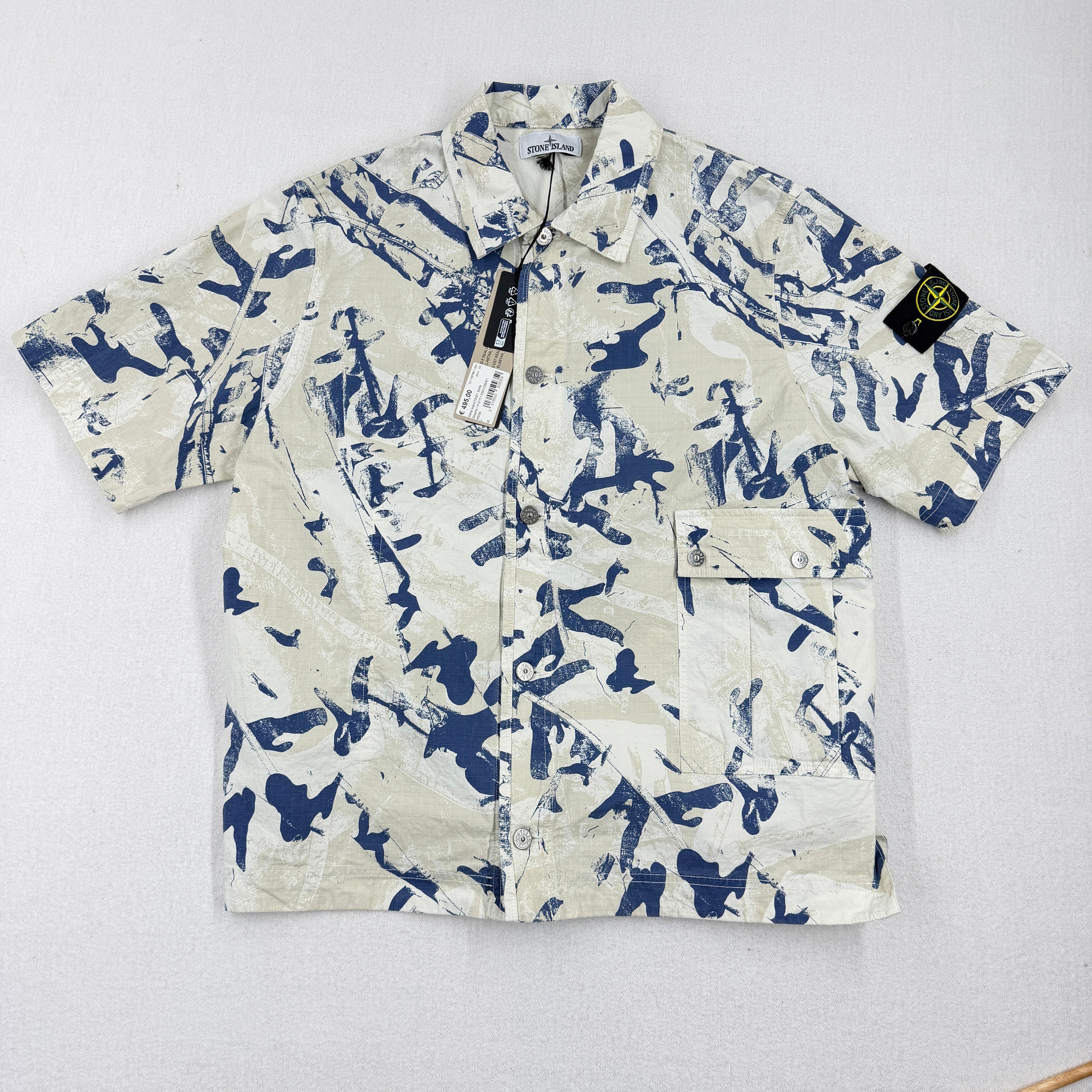 Stone Island Camo Ripstop Overshirt — front