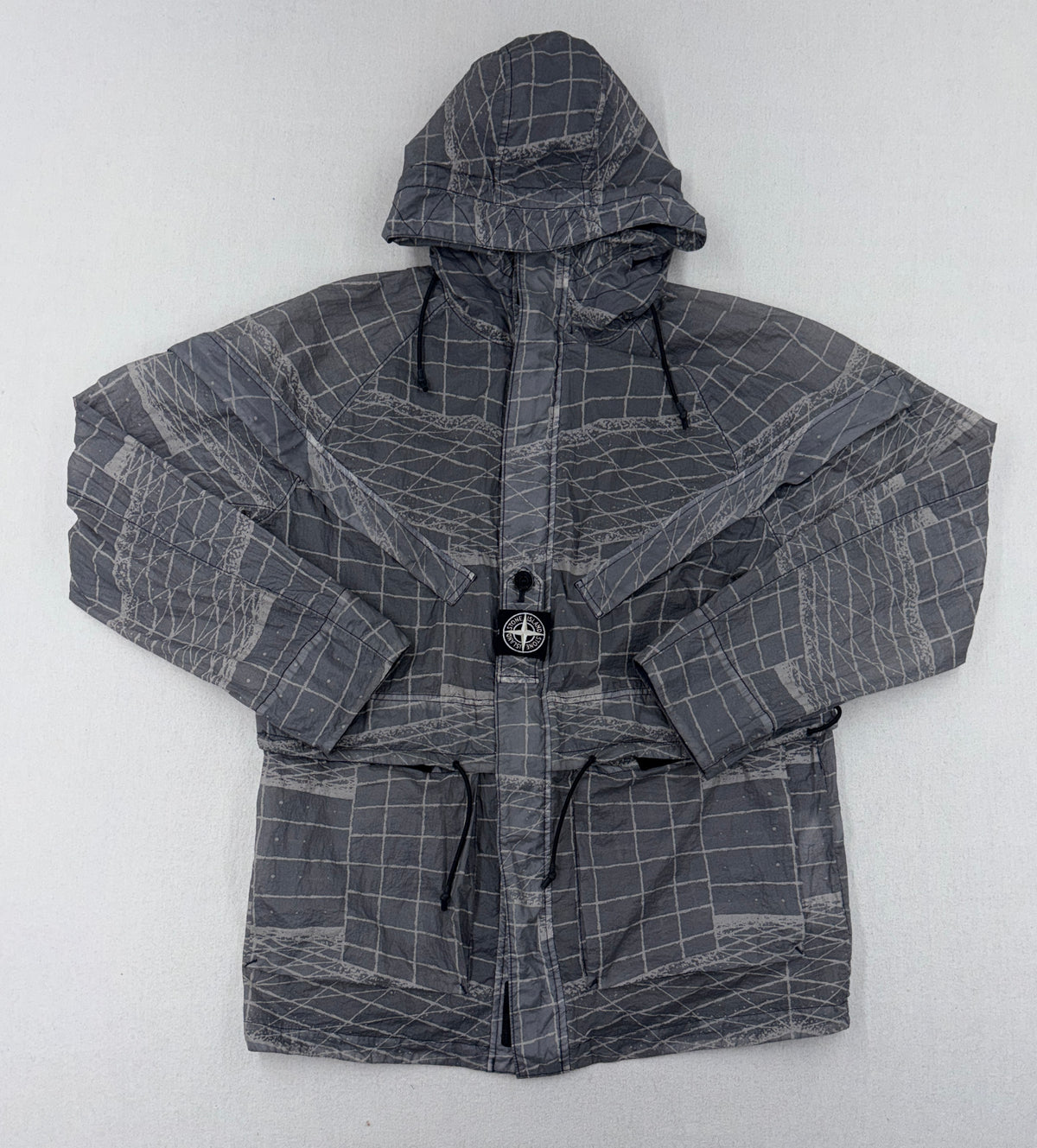 Stone Island Reflective Grid On Lamy-TC Parka — front