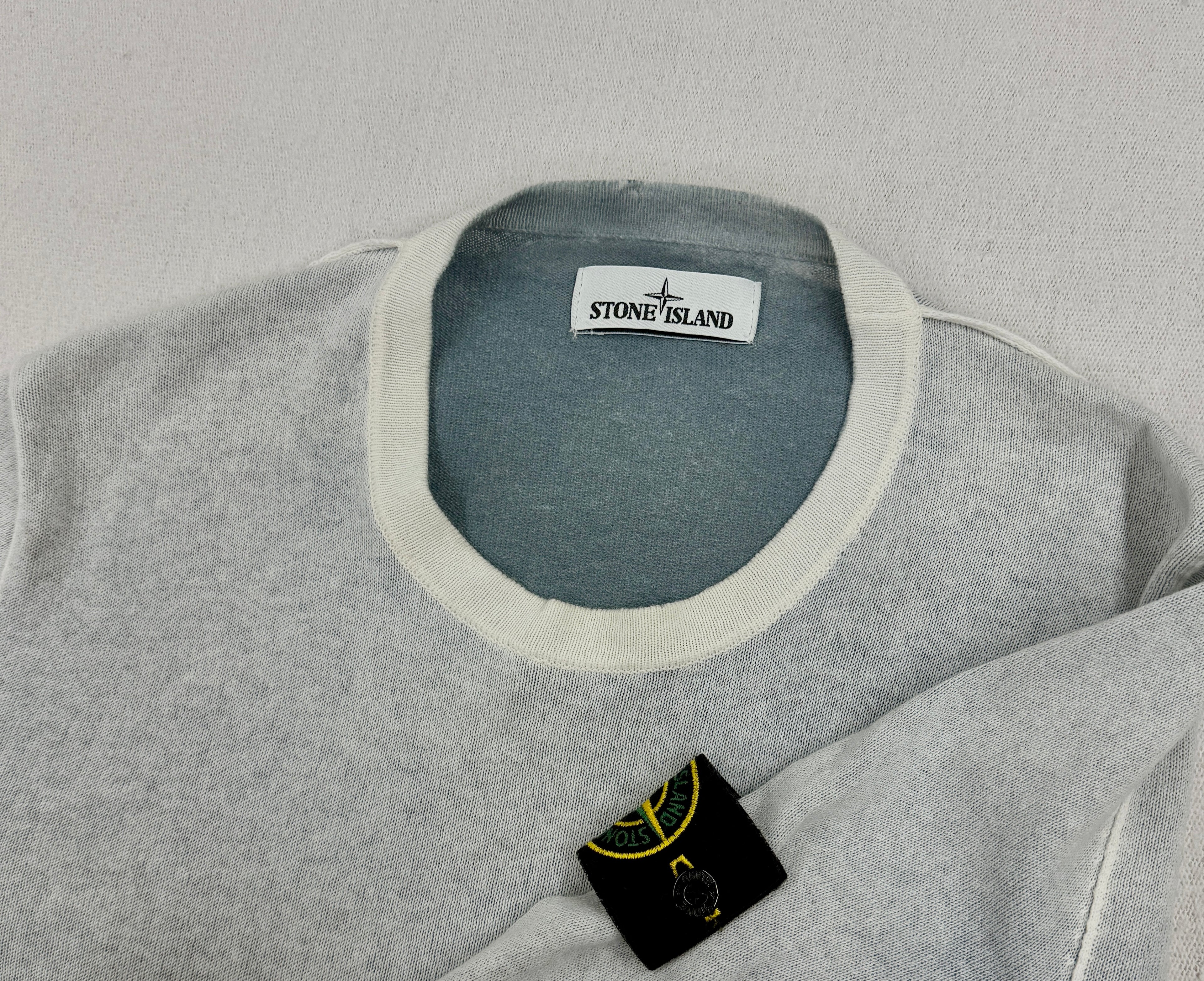 Stone Island Hand Sprayed Sweater — tag