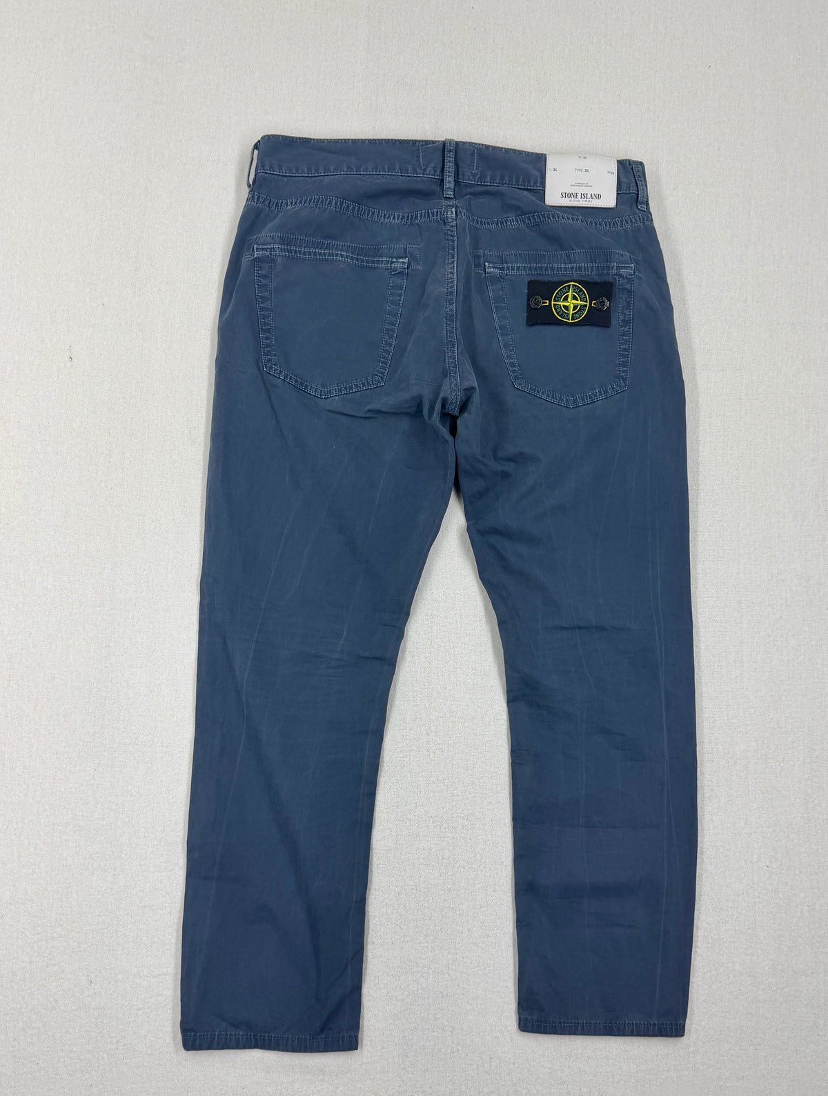Stone Island Light Blue Denim Jeans — back