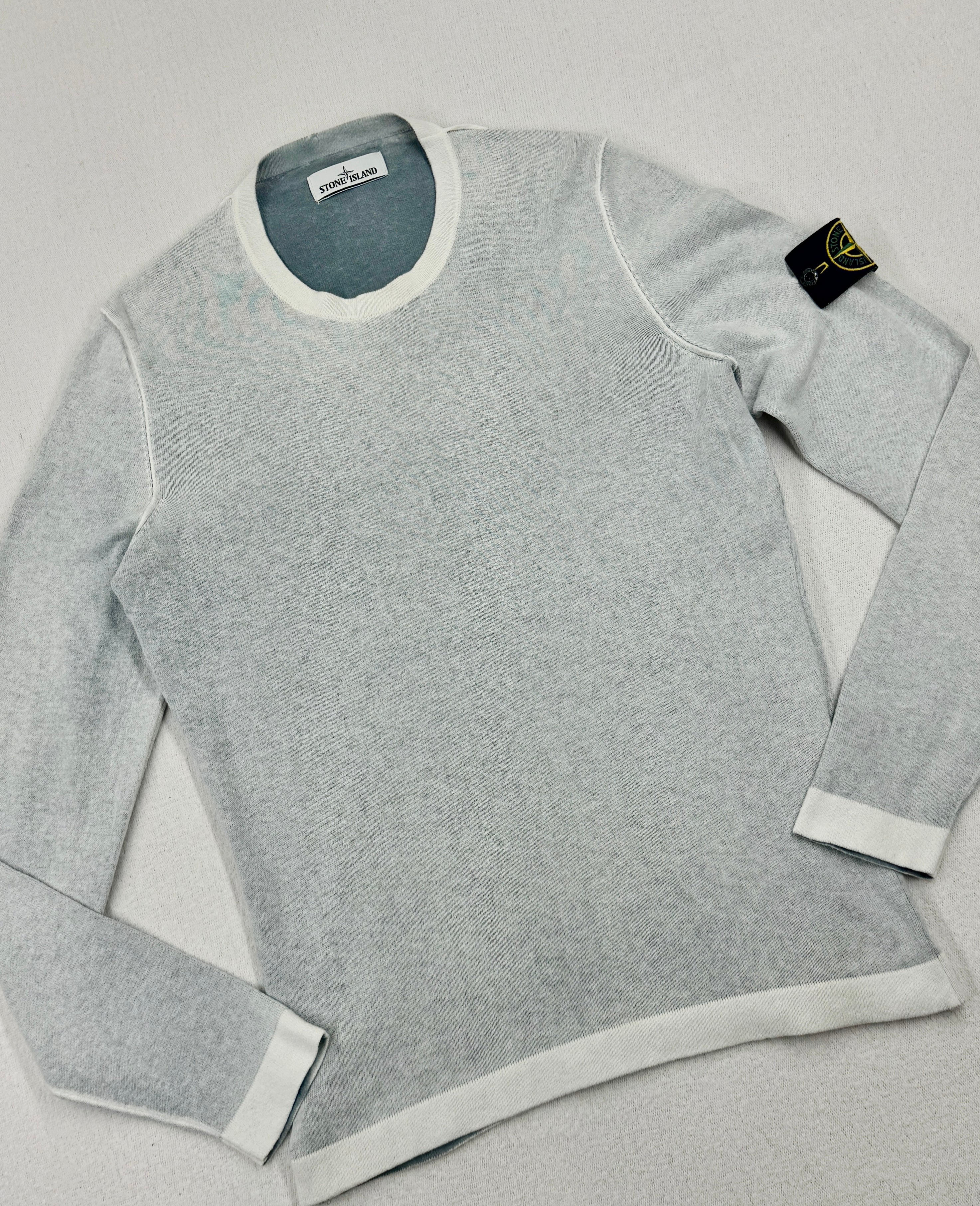 Stone Island Hand Sprayed Sweater — badge