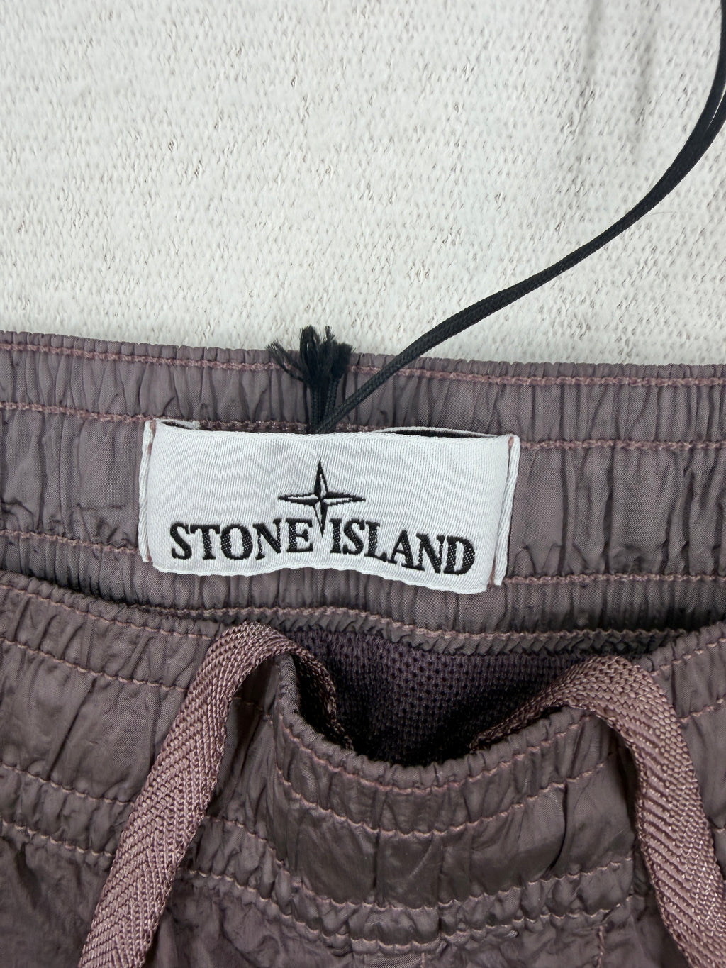 Stone Island ECONYL Regenerated Nylon Swim Shorts — detail