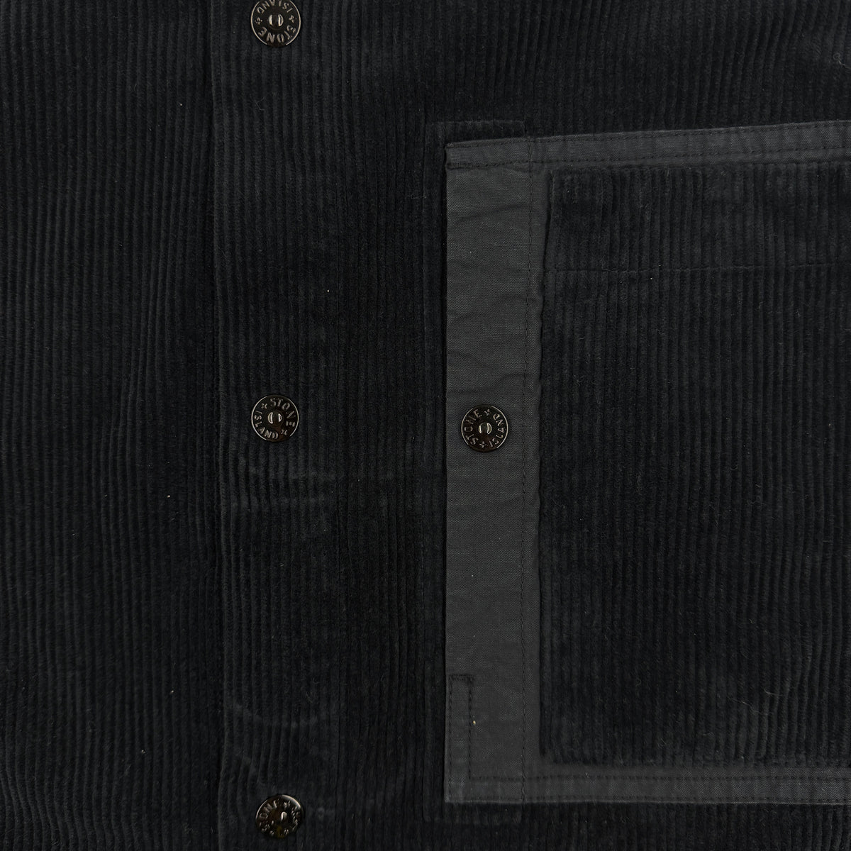 Stone Island Cotton Corduroy Overshirt — detail