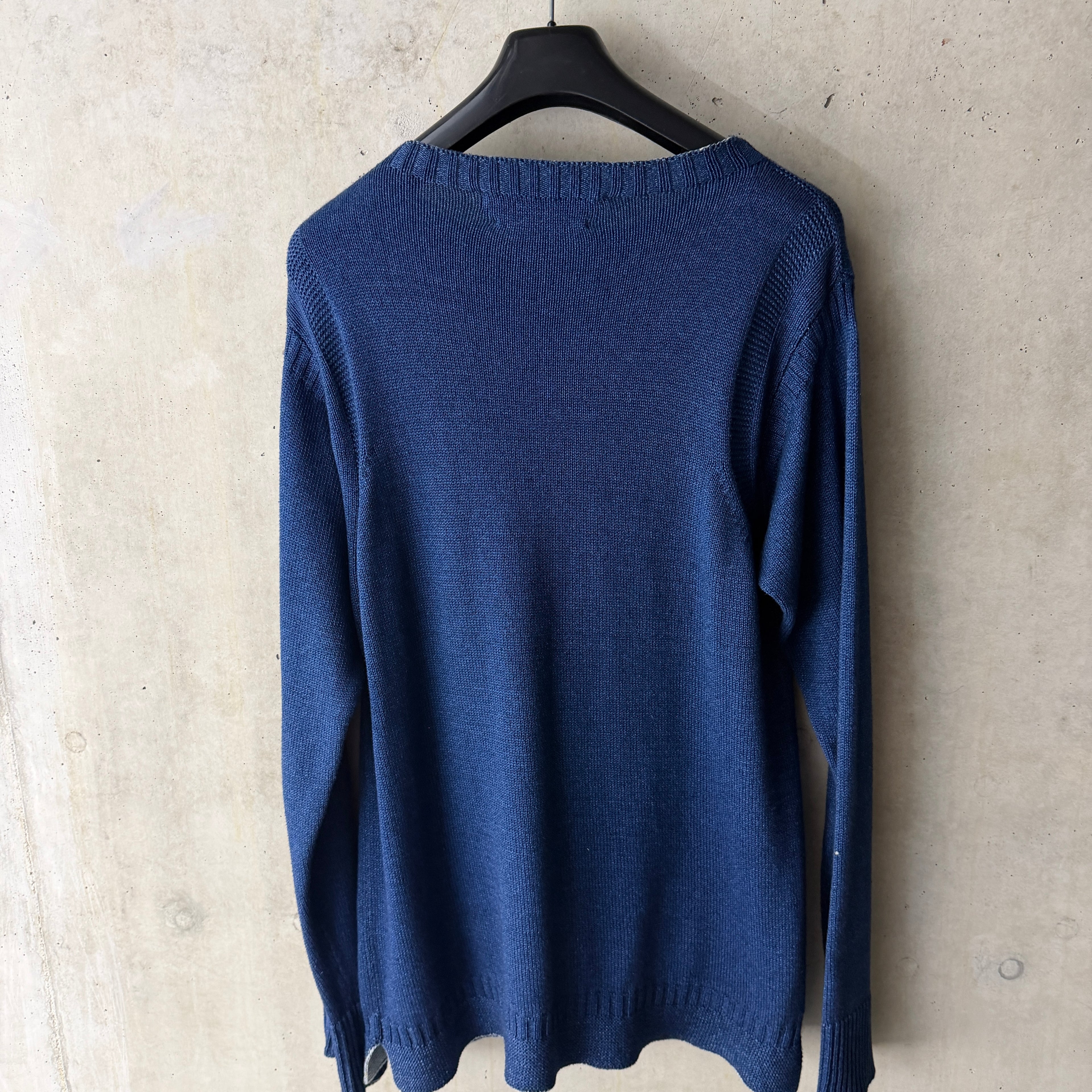Stone Island Denim SS03 cotton knitwear — back