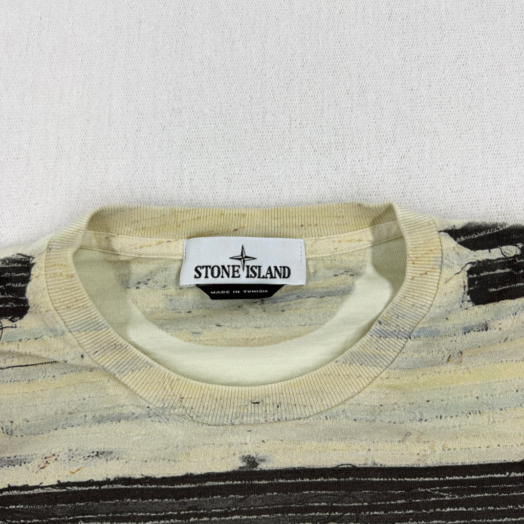 Stone Island Frieze Los Angeles 2026 Jamal Cyrus Print T-Shirt — detail