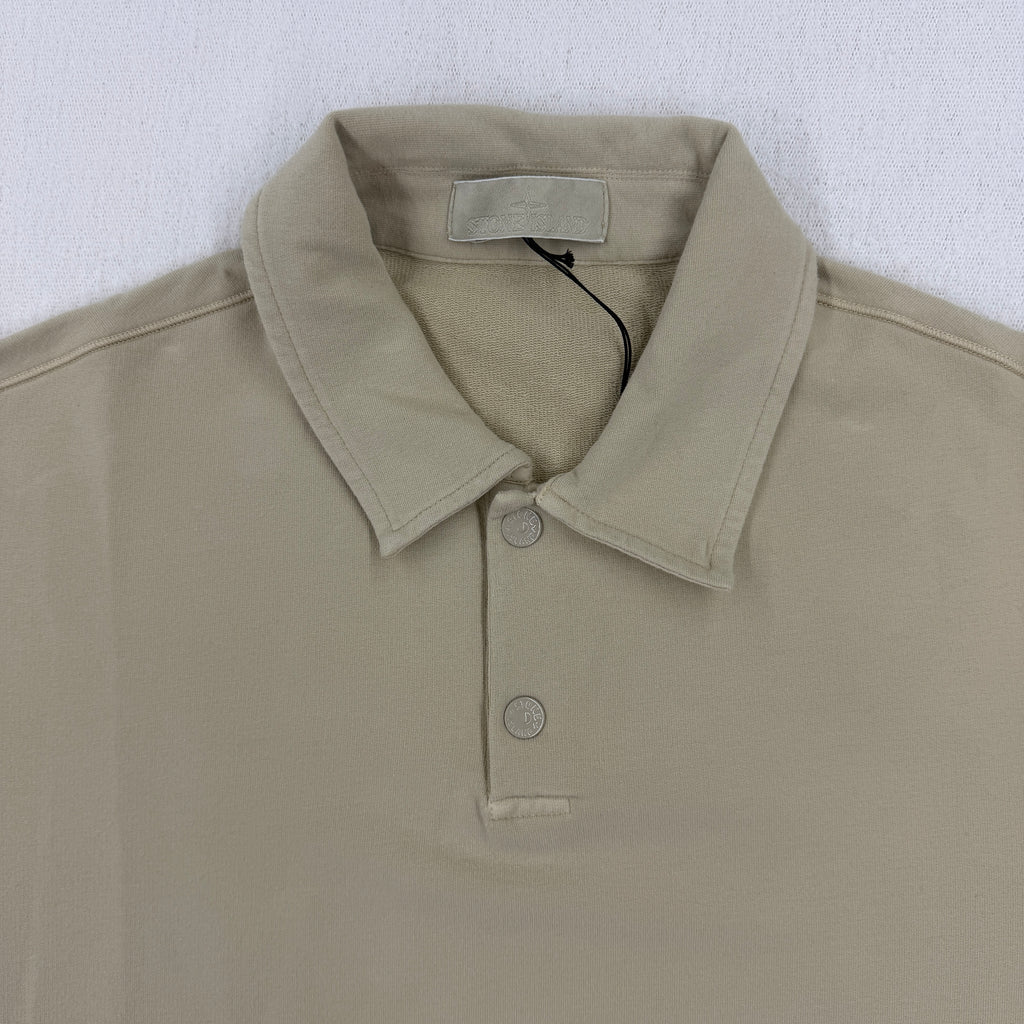 Stone Island Ghost Piece LS Polo Sweatshirt — detail