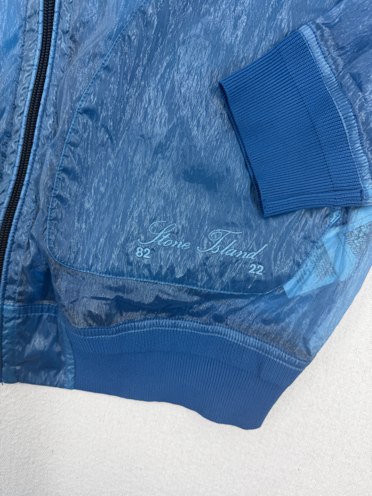 Stone Island Piattina 82/22 Bomber Jacket — detail