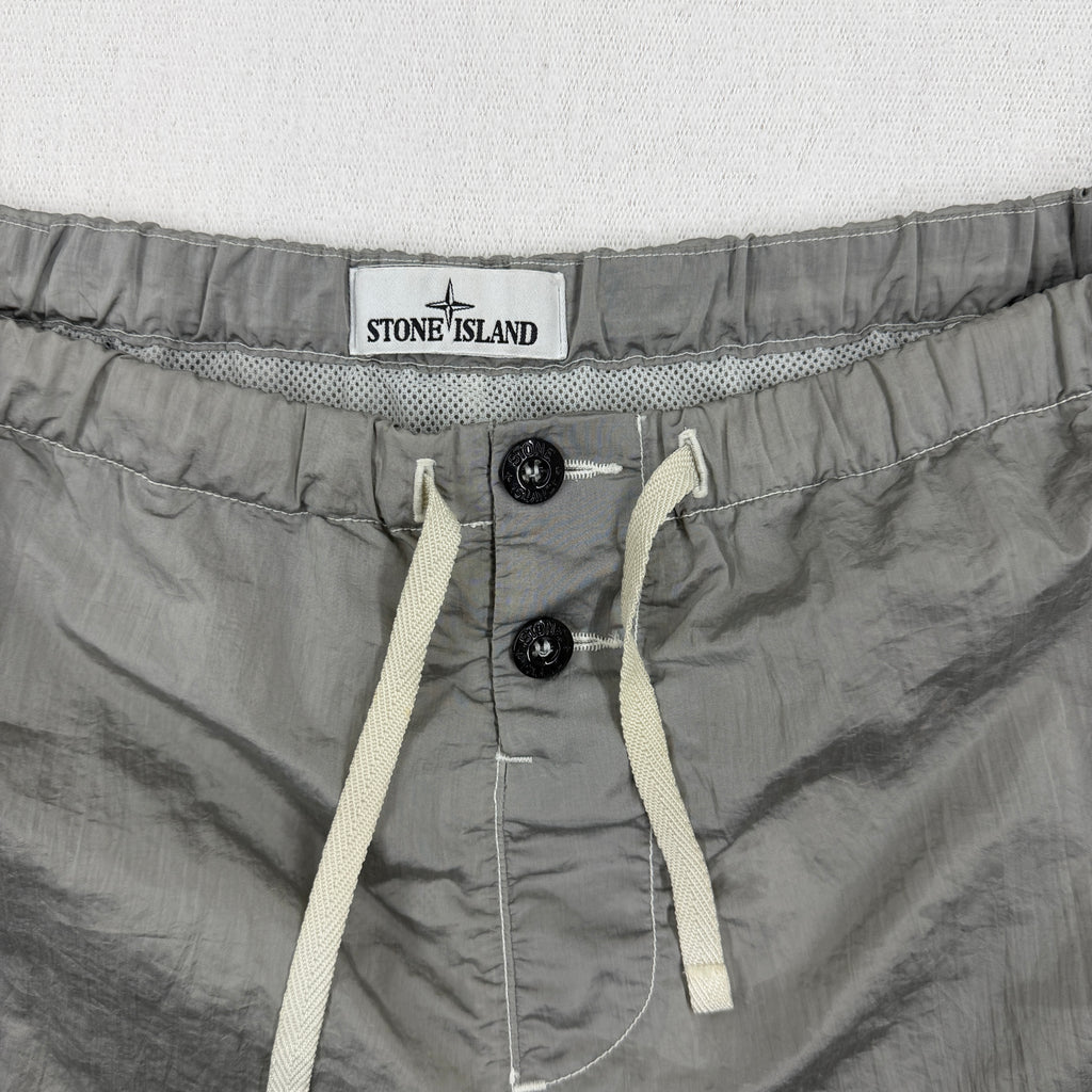 Stone Island Nylon Metal Swimming Trunks — label