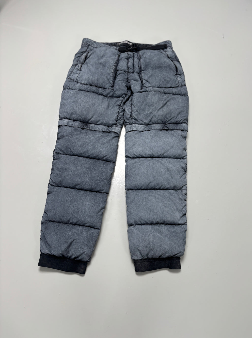 Stone Island Tela Nylon Down Dust Colour 2 in 1 Trousers — front