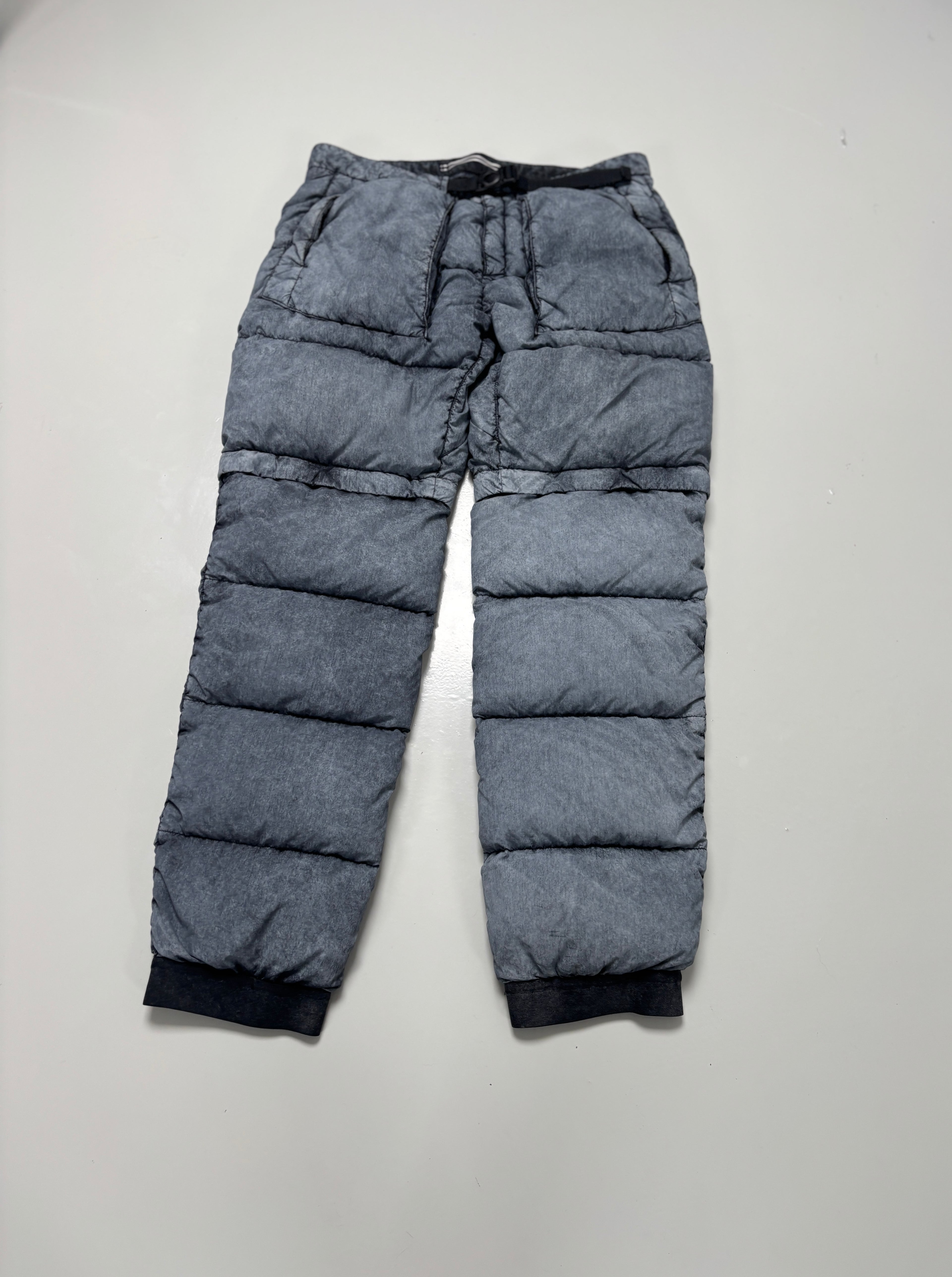 Stone Island Tela Nylon Down Dust Colour 2 in 1 Trousers — front