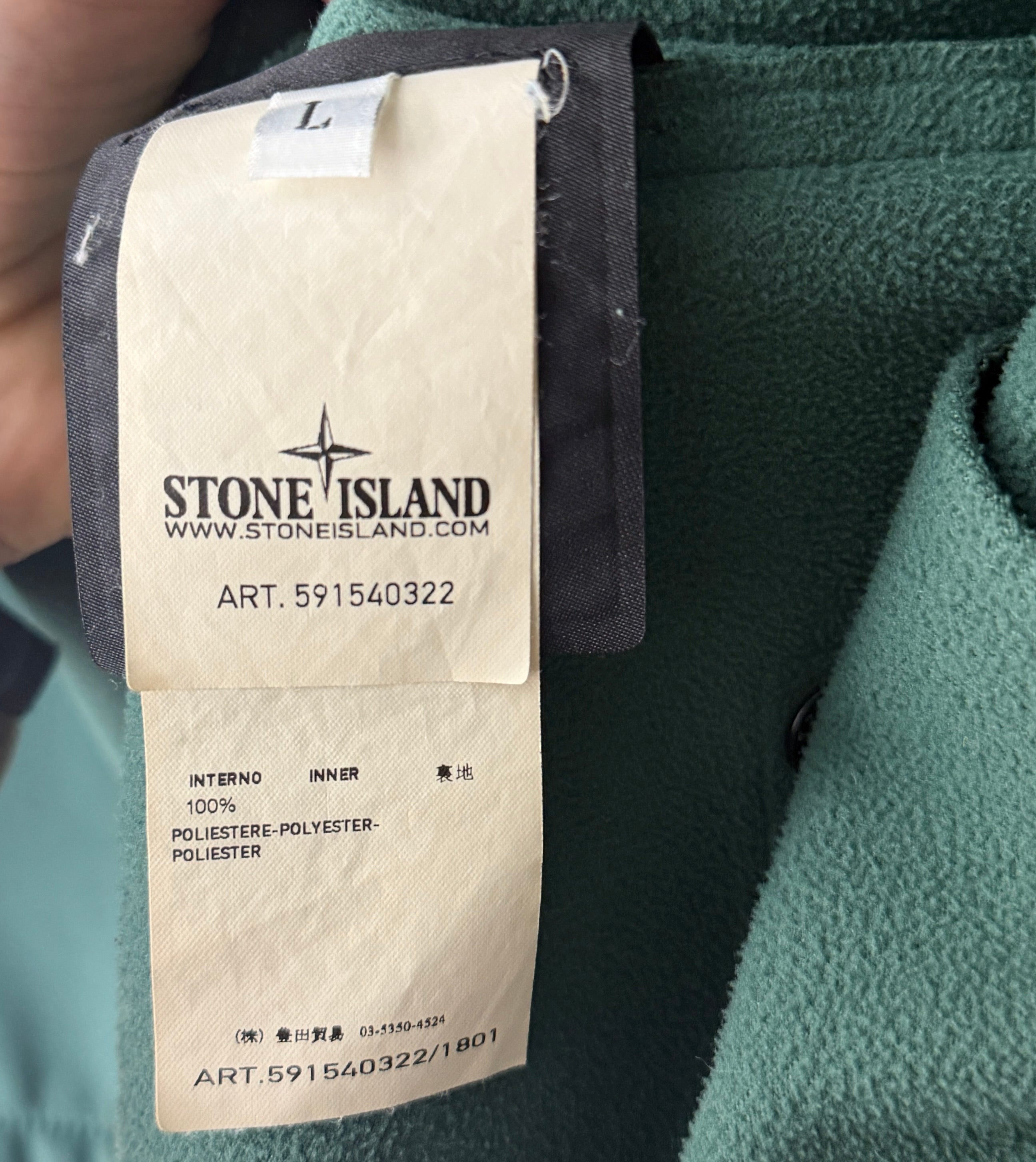 Stone Island Soft Shell-R — label