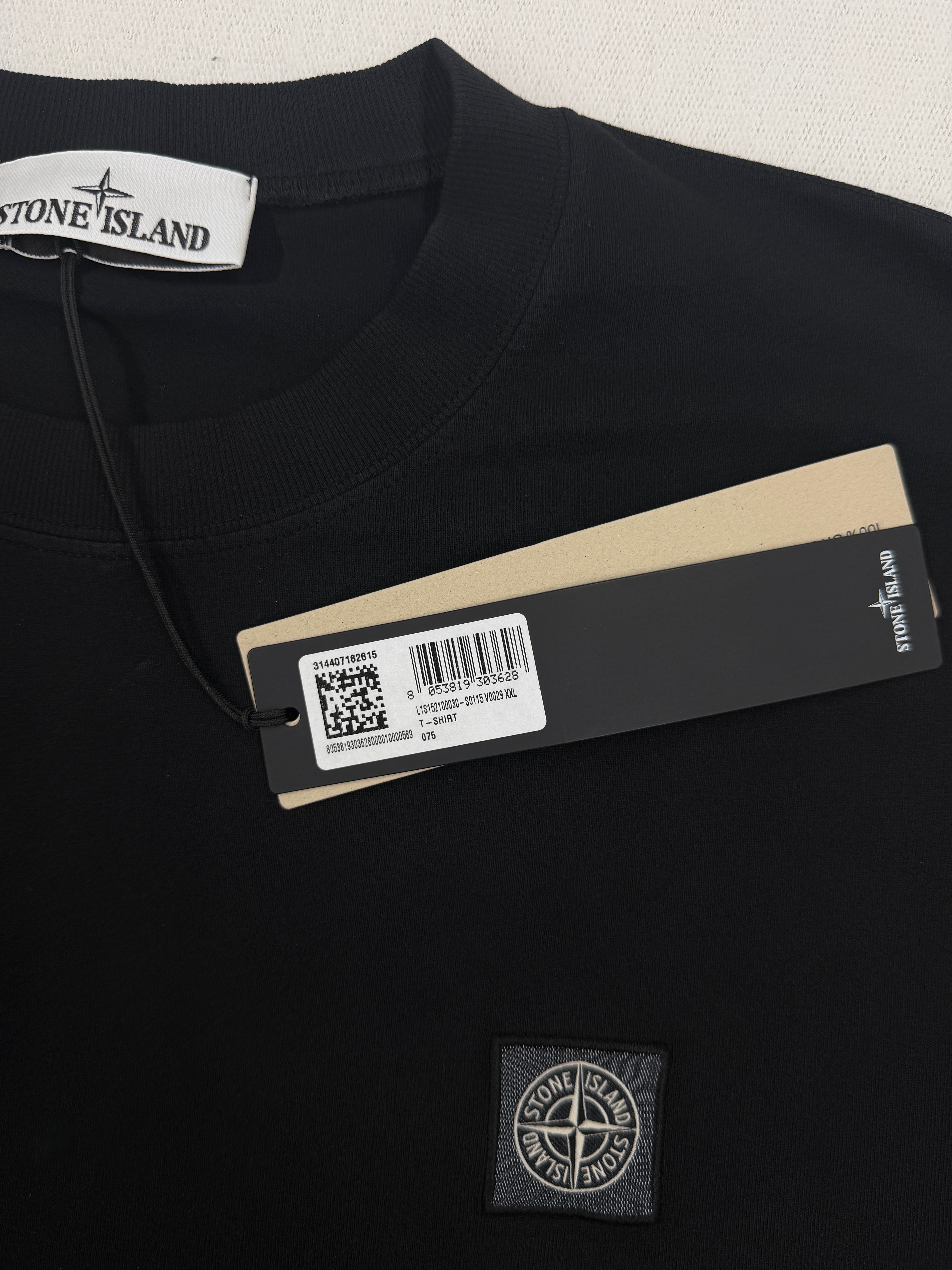 Stone Island Compass Patch T-Shirt — tag