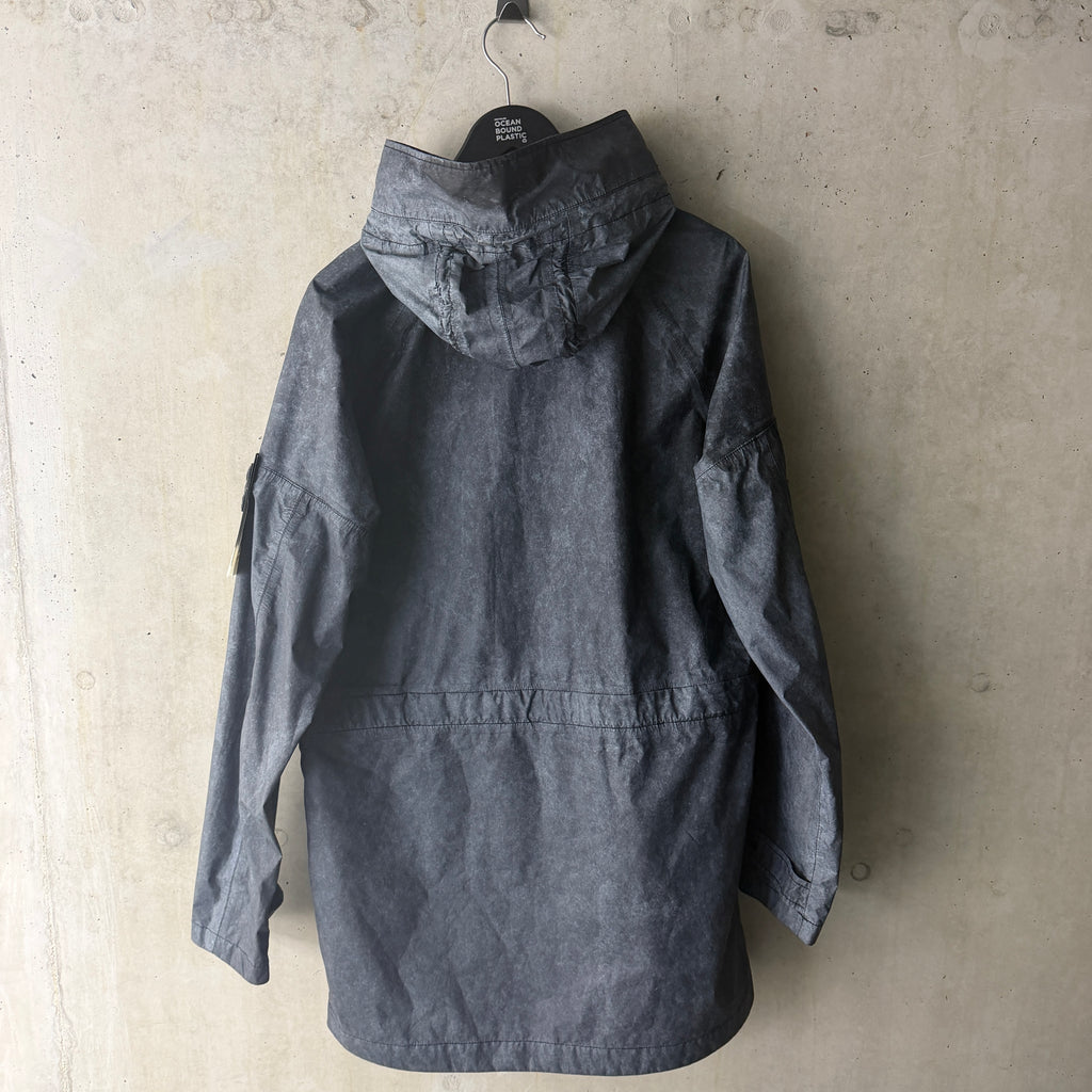 Stone Island Membrana 3L Dust Colour parka anthracite back view