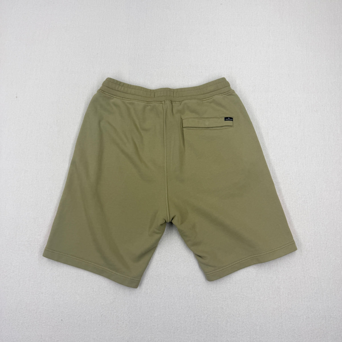 Stone Island Graphic Print Fleece Shorts — back