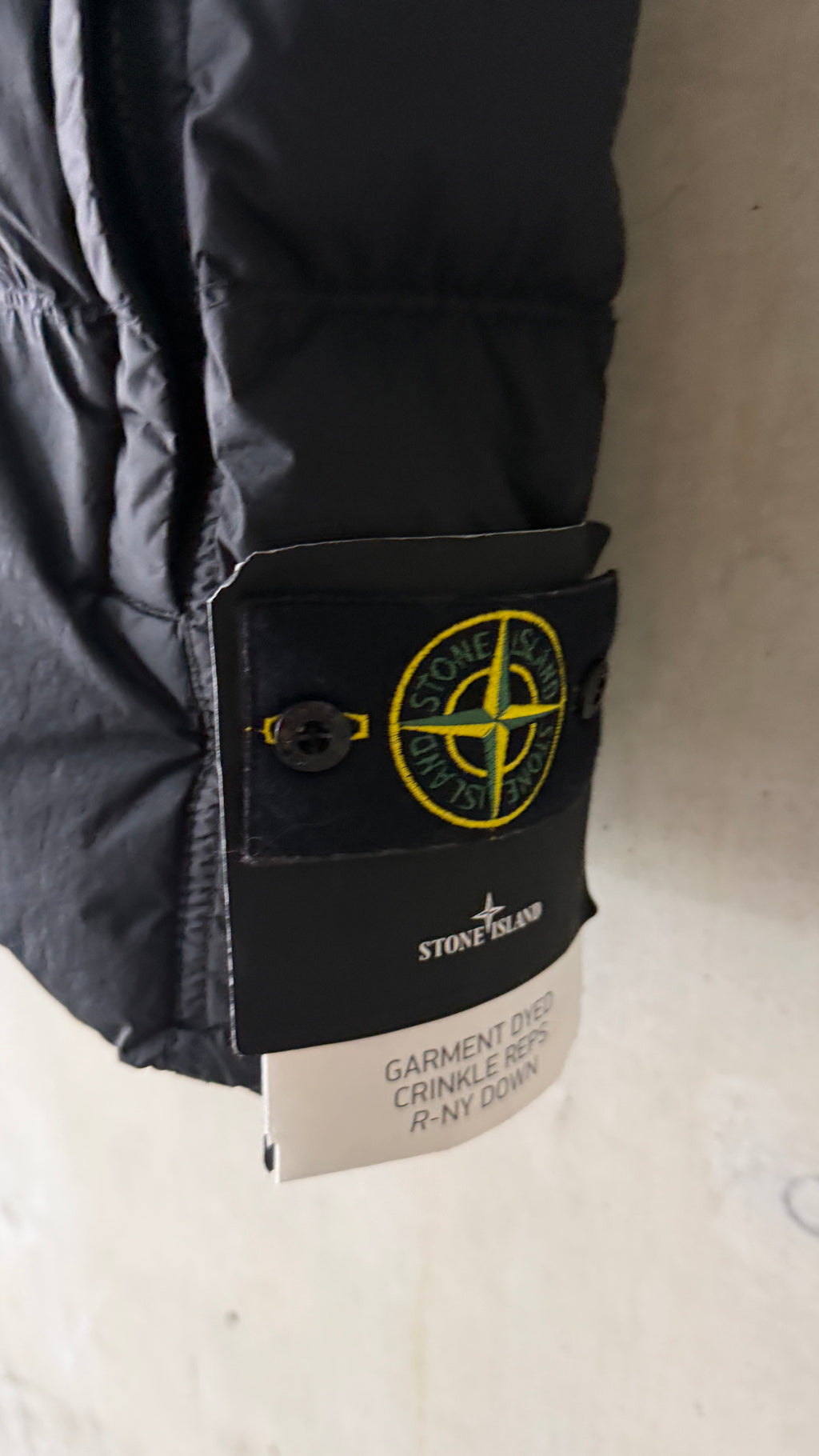 Stone Island Crinkle Reps R-NY Down Vest - Small