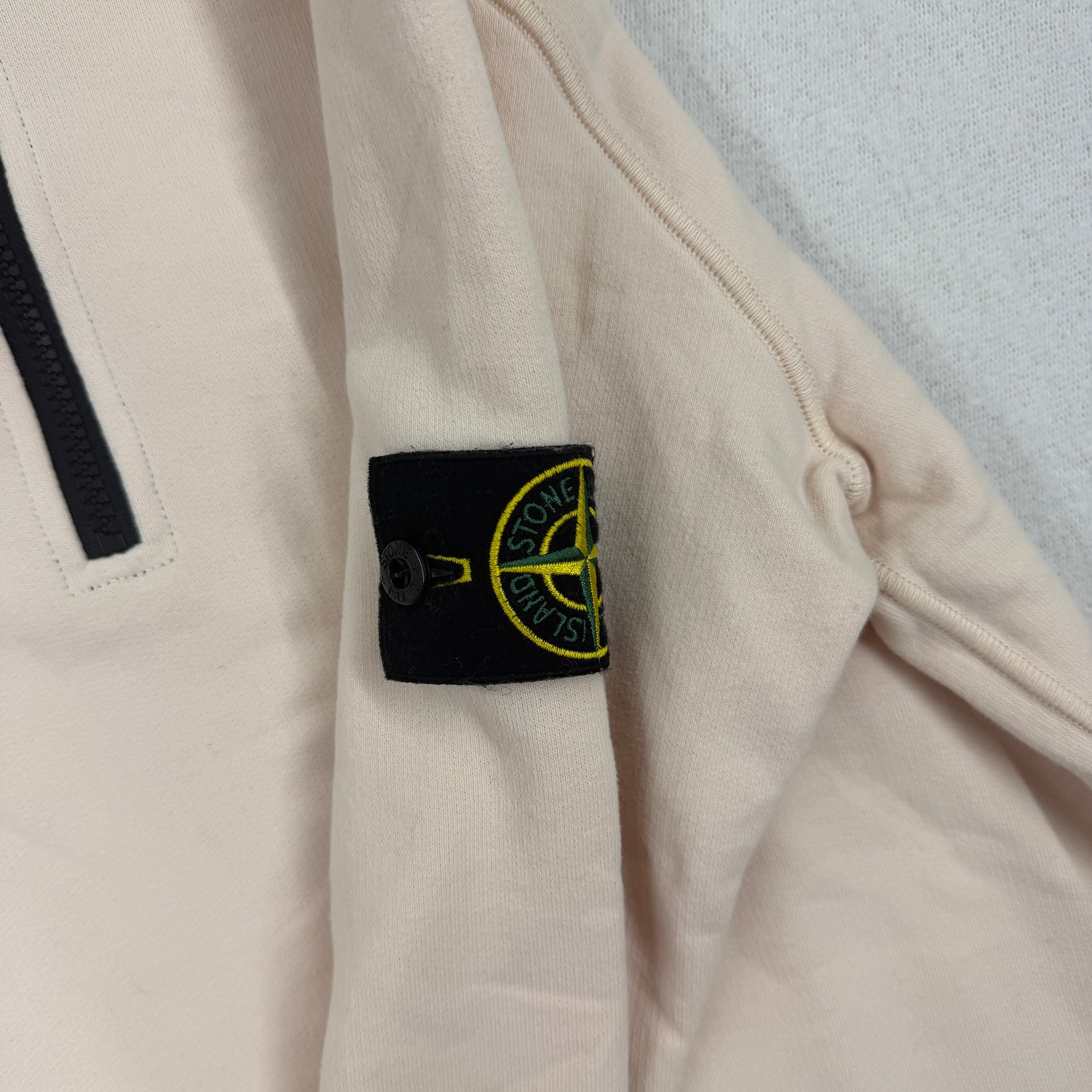 Stone Island 61920 Half Zip Sweatshirt — badge