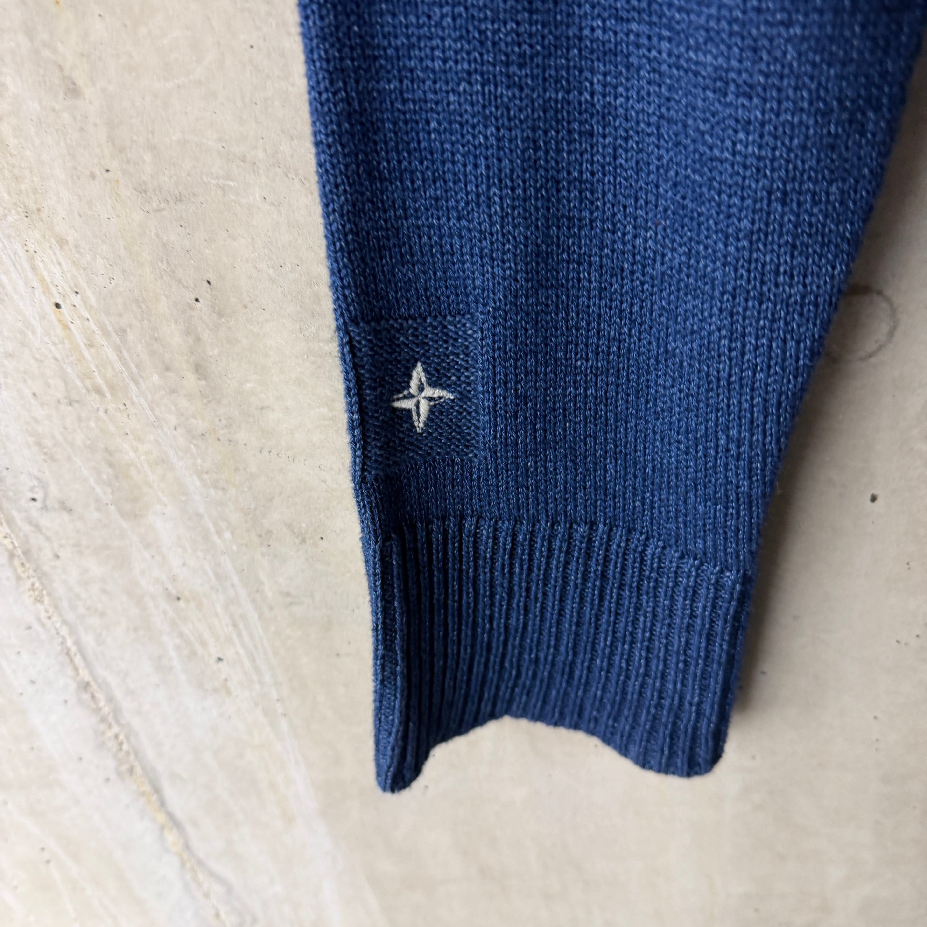 Stone Island Denim SS03 cotton knitwear — badge