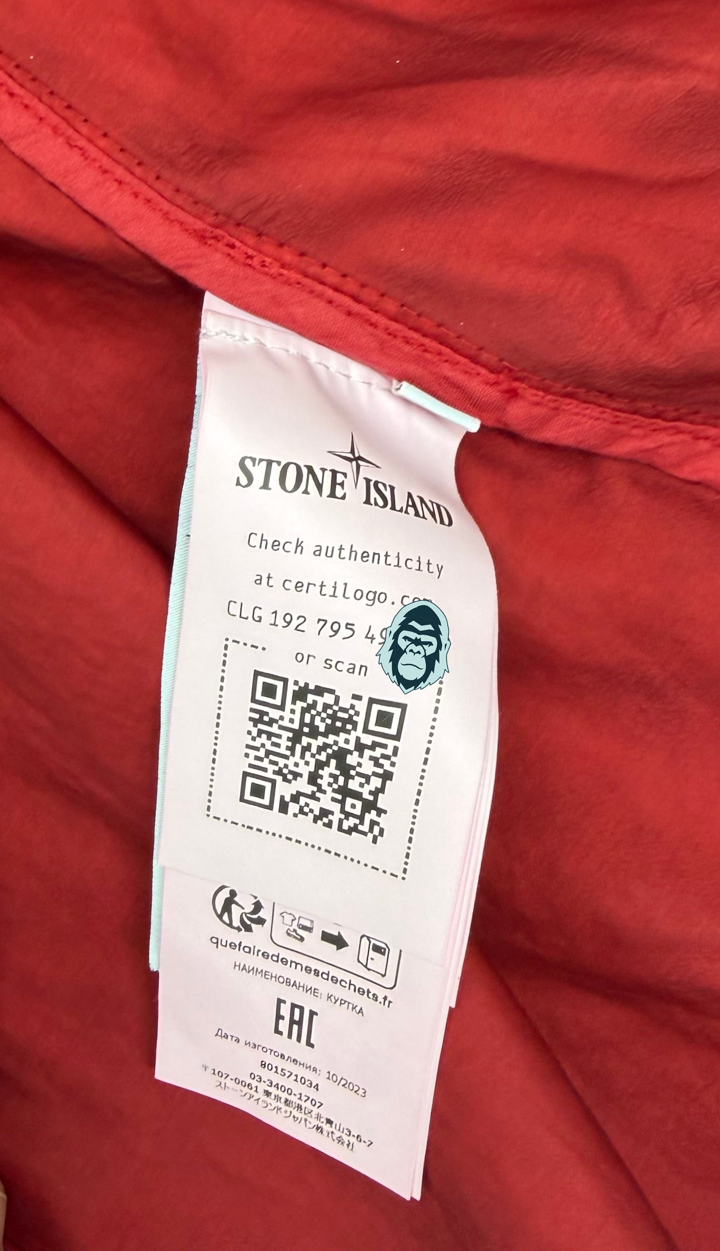 Stone Island Bio Raso with Bio-Alloy Light Cover-TC — certilogo