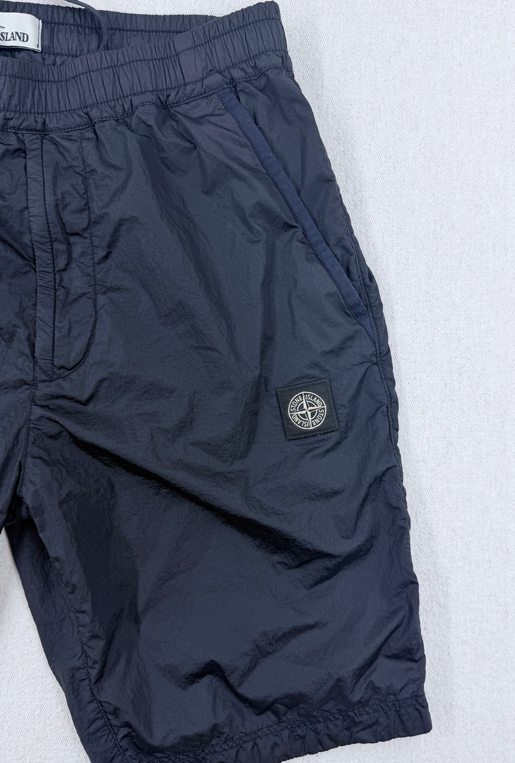Stone Island Nylon Metal Ripstop Bermuda Shorts — detail