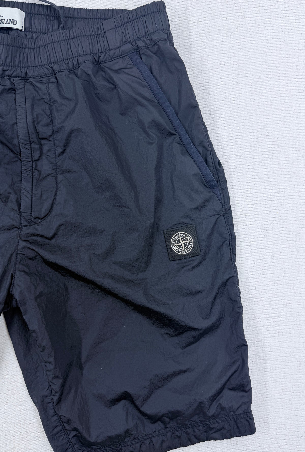 Stone Island Nylon Metal Ripstop Bermuda Shorts — detail