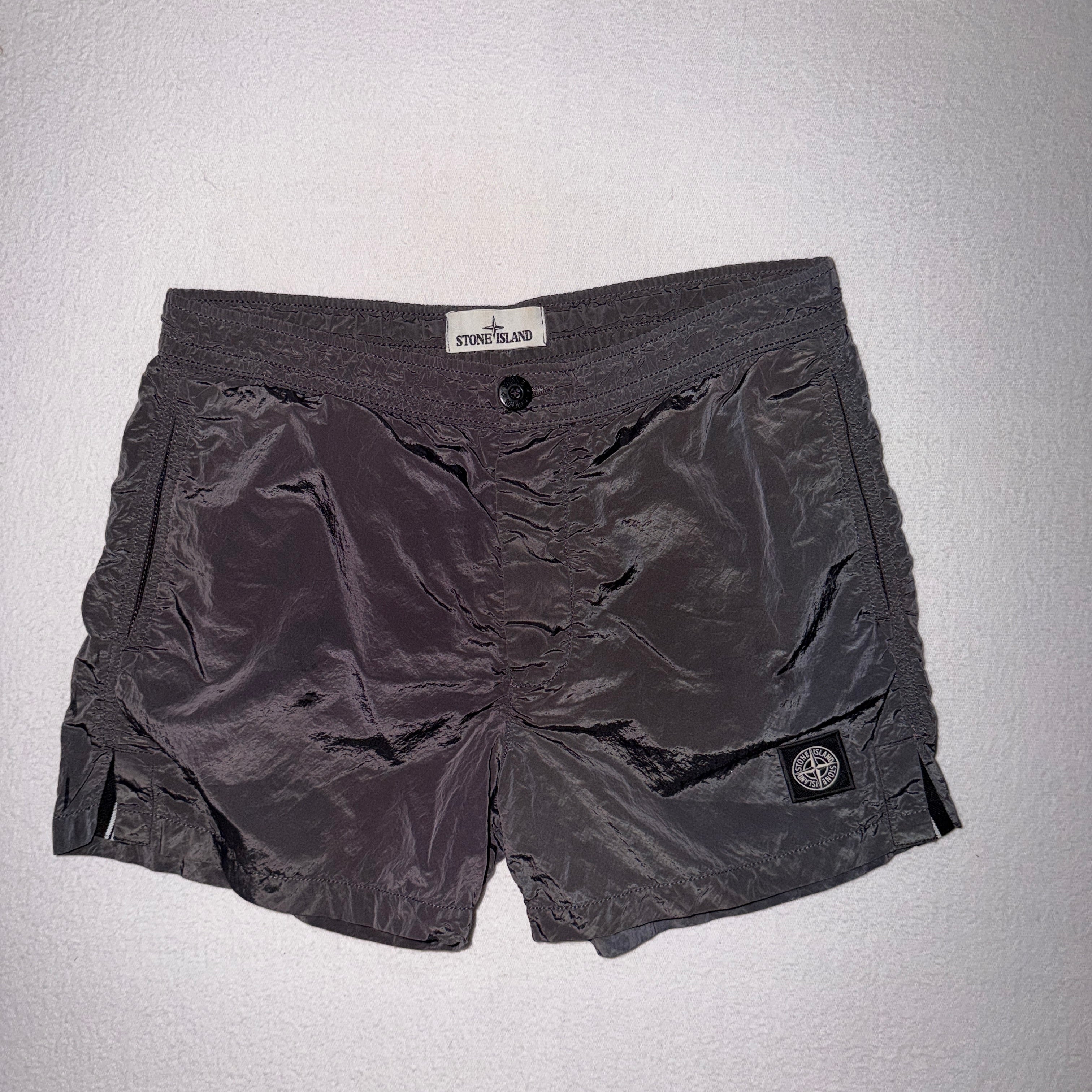 Stone Island Nylon Metal swim shorts dark anthracite product detail 3