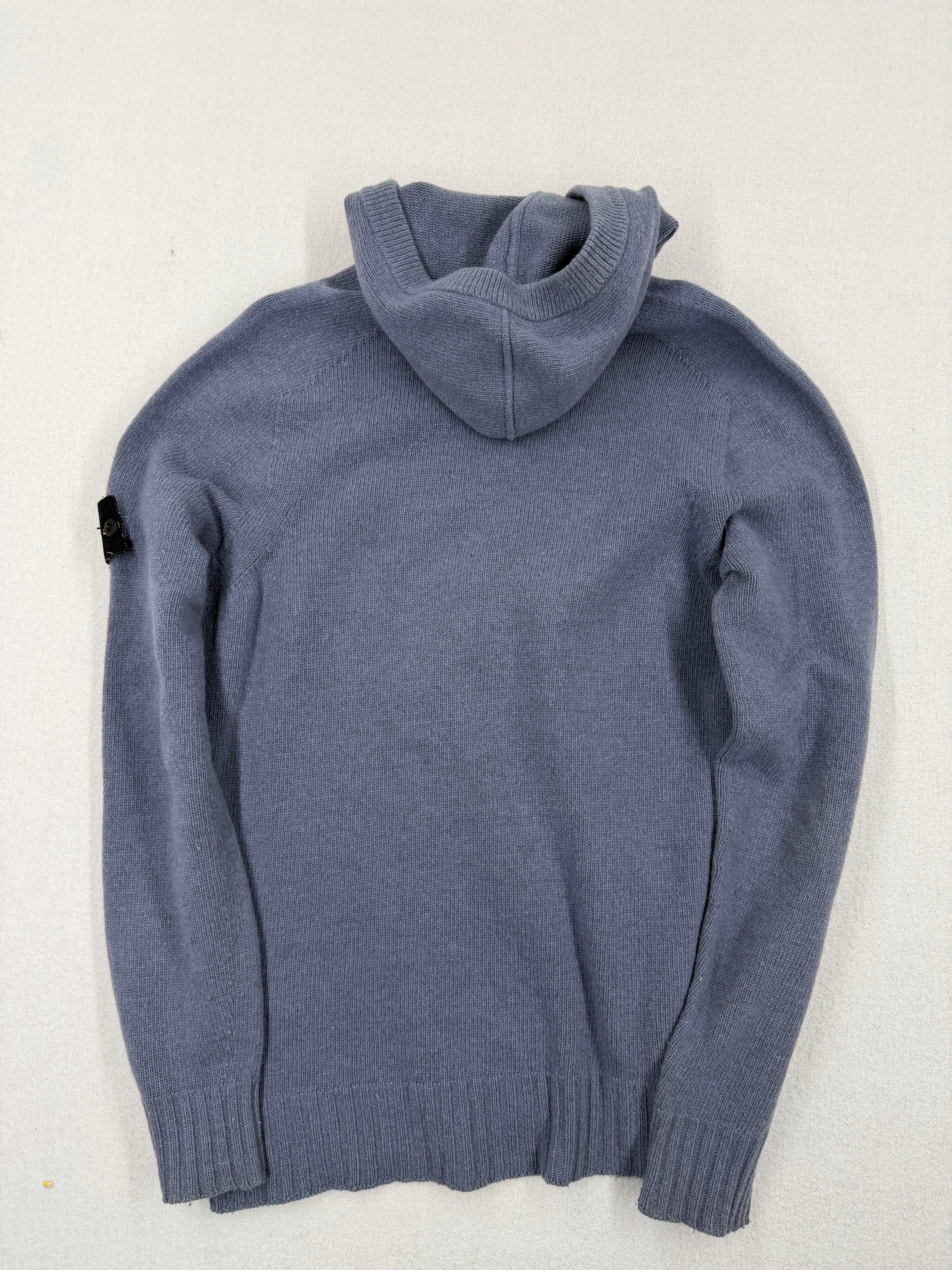 Stone Island Lambswool Naslan Hood Sweater — back