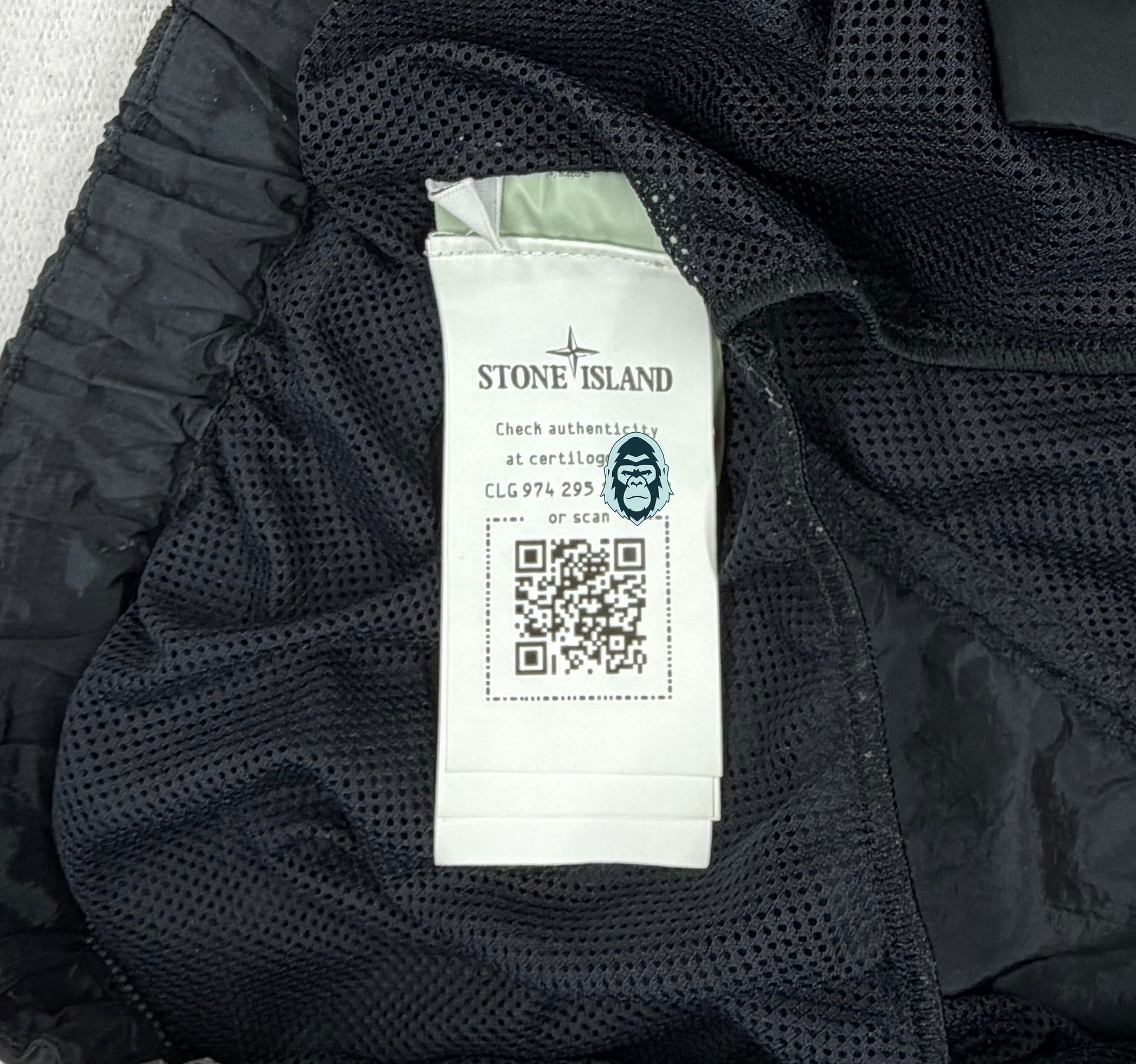 Stone Island Nylon Metal Swimming Trunks — certilogo