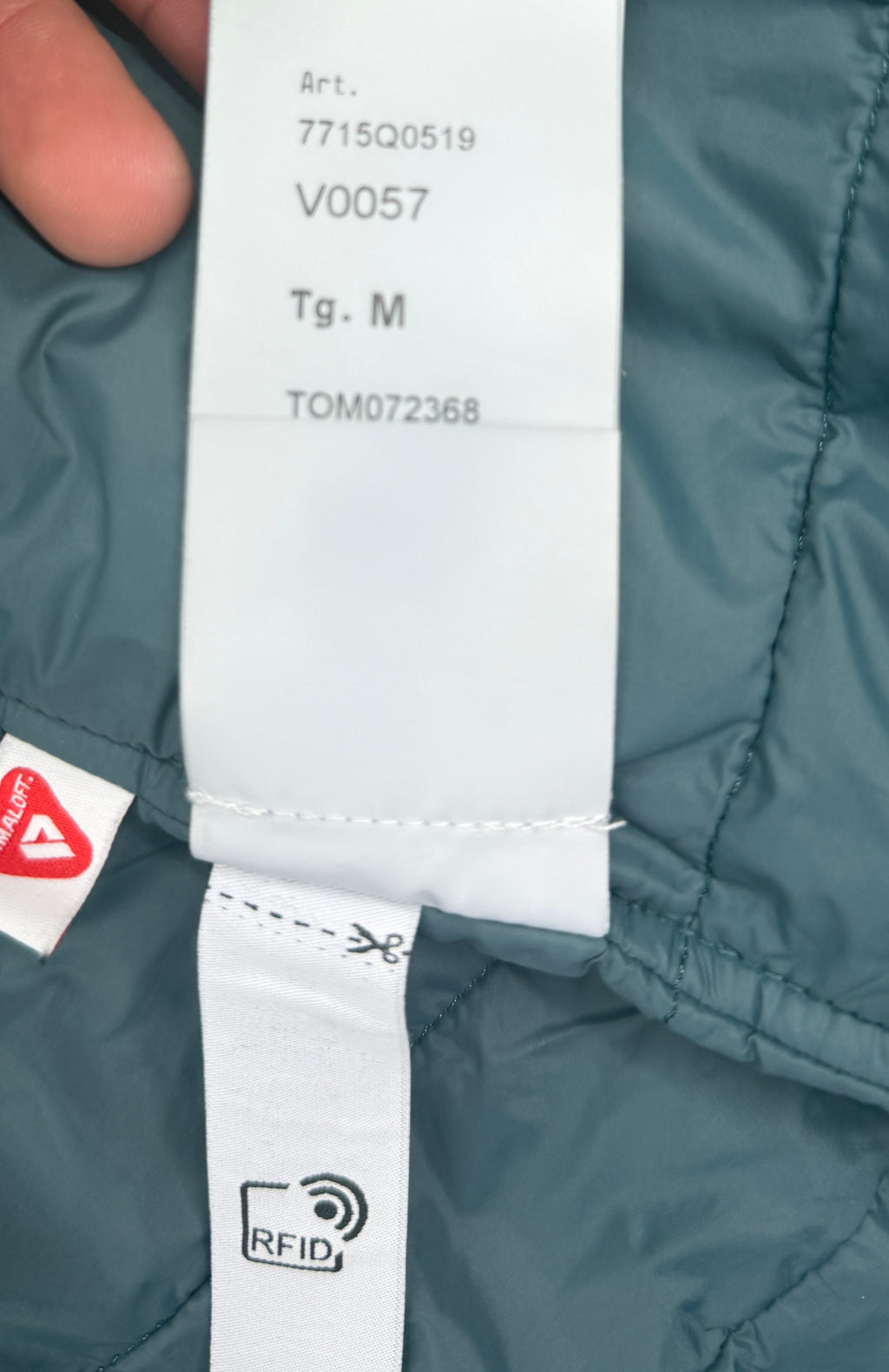 Stone Island Nylon Metal In Econyl Regenerated Nylon With Primaloft-TC Overshirt — label