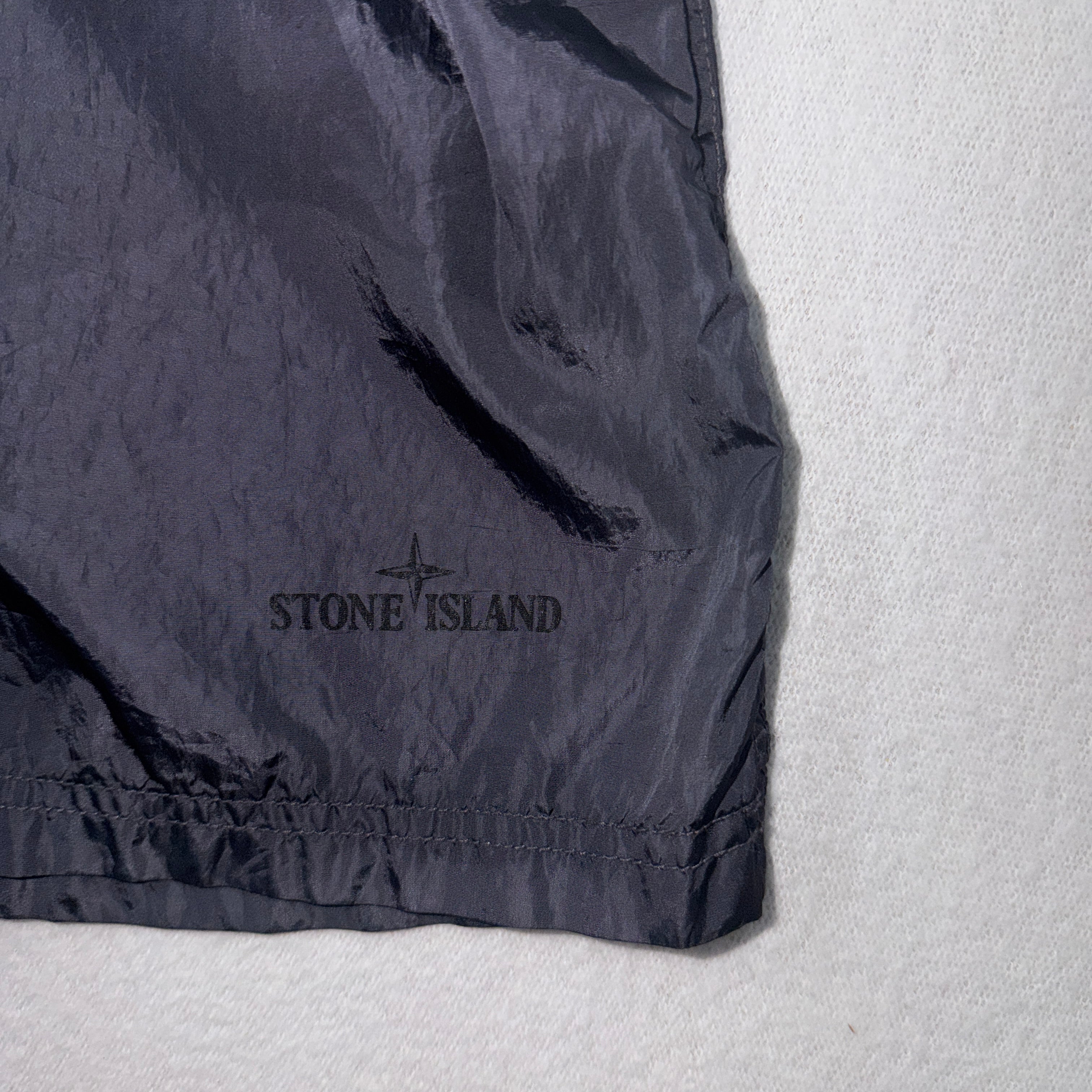 Stone Island Water Reactive Faded Camo Swim Shorts — detail