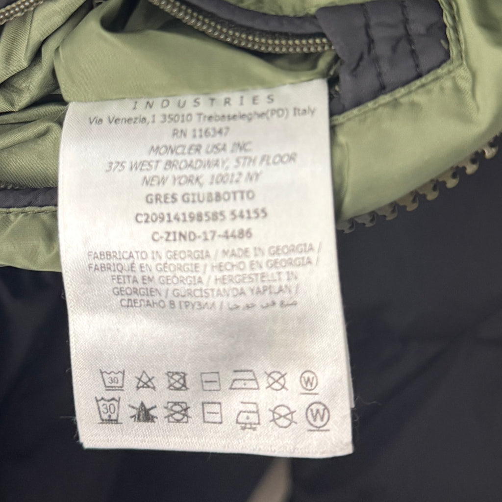 Moncler Gres Giubbotto Down Jacket — label