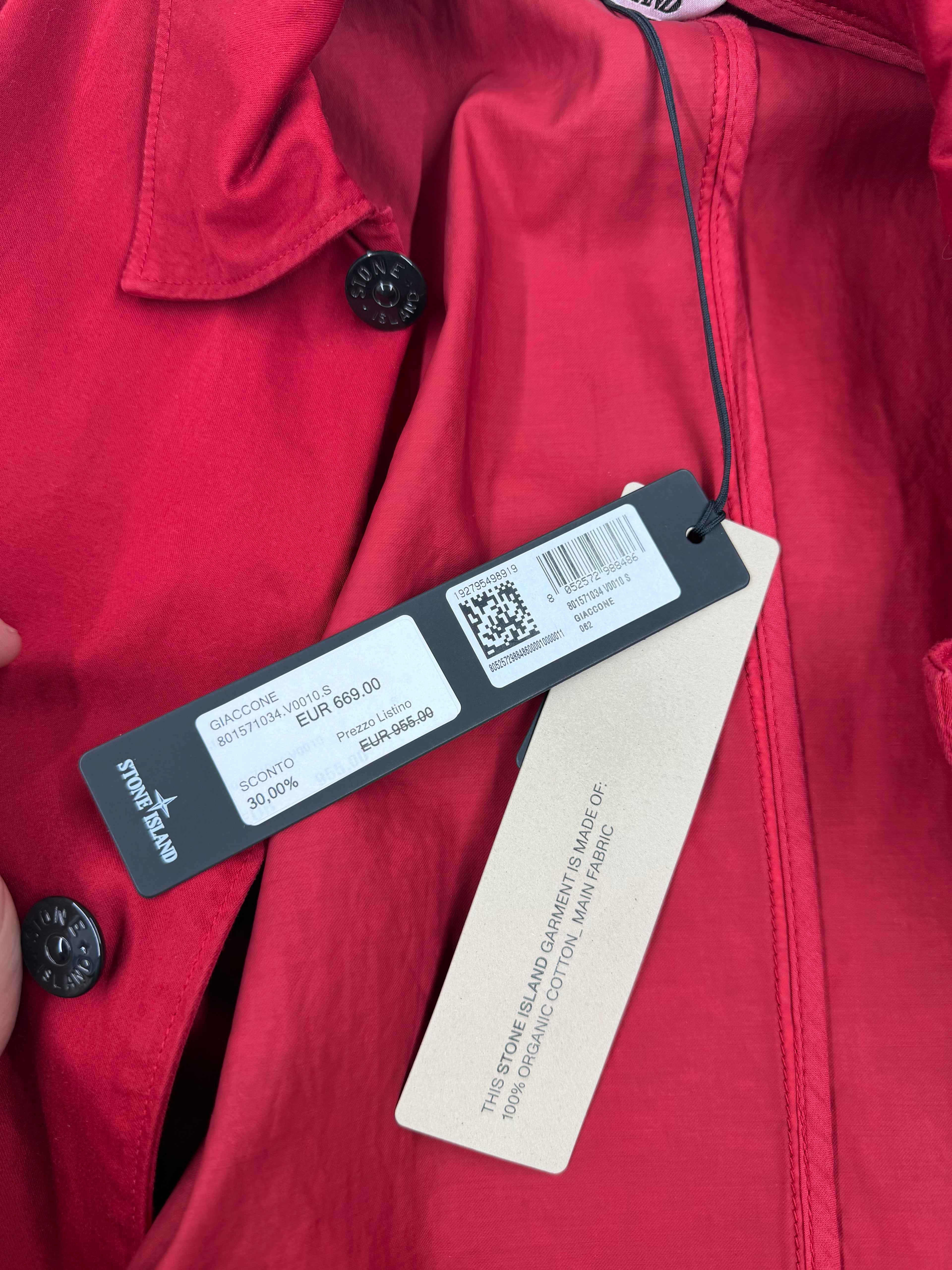 Stone Island Bio Raso with Bio-Alloy Light Cover-TC — tag