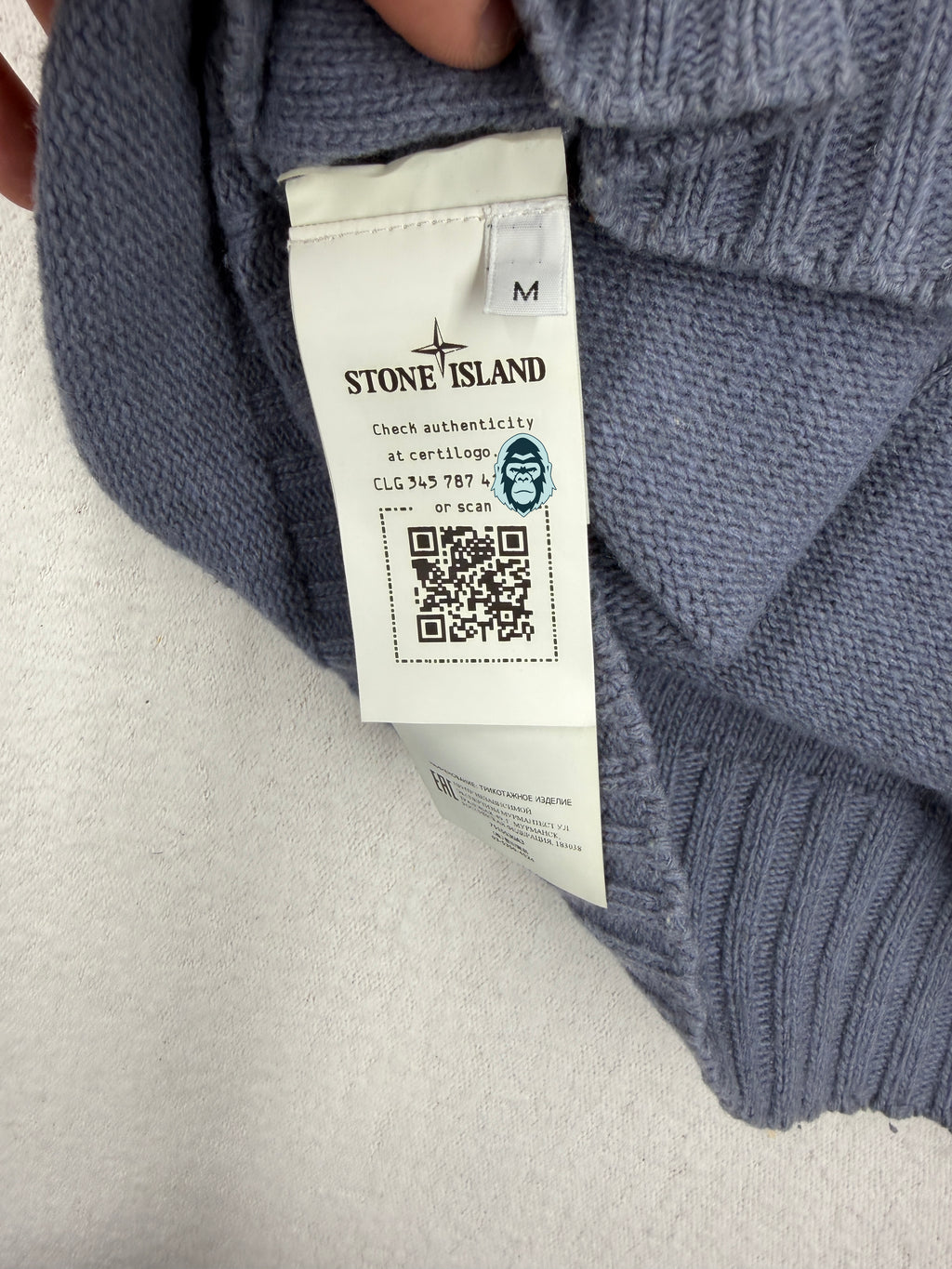Stone Island Lambswool Naslan Hood Sweater — certilogo