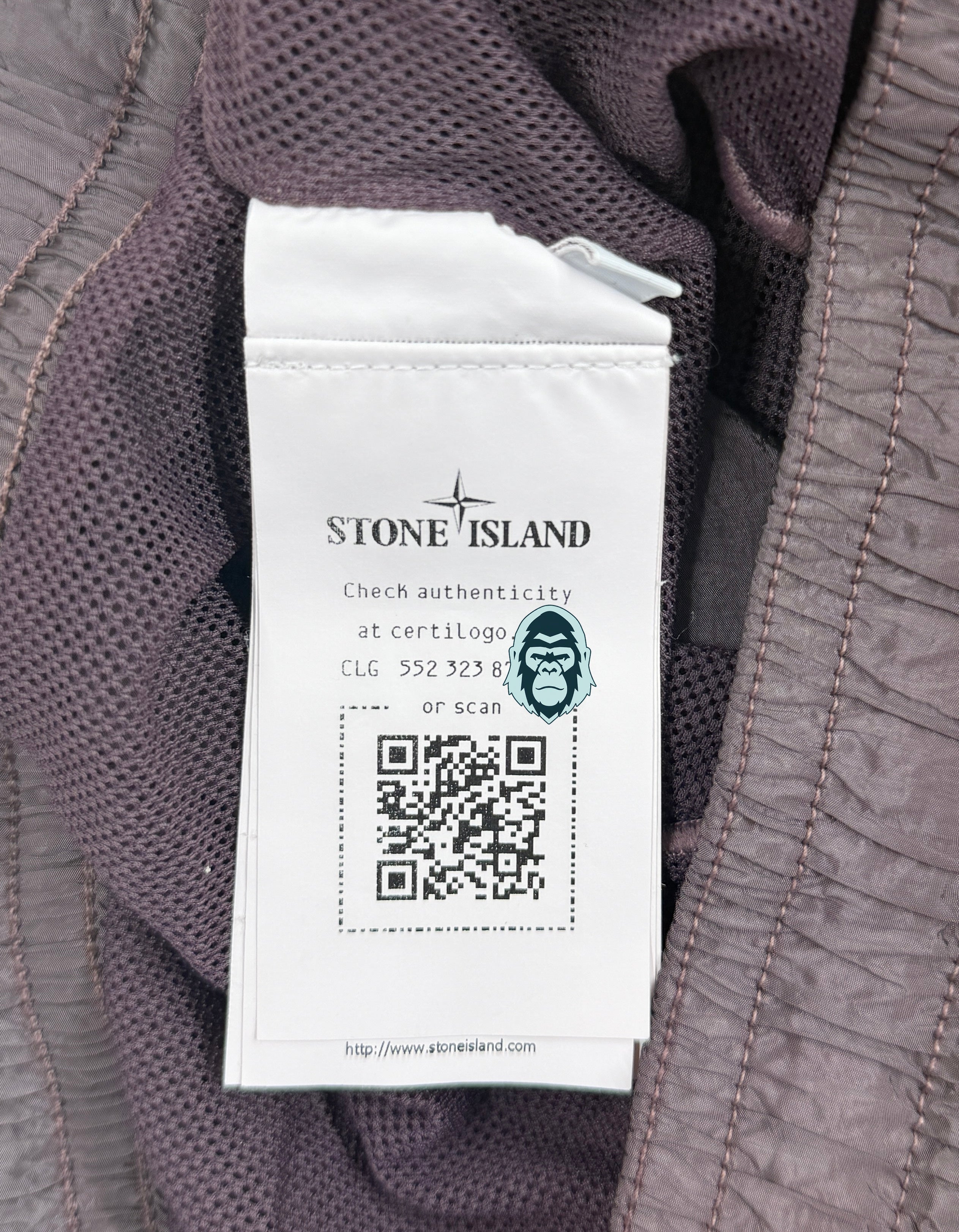 Stone Island ECONYL Regenerated Nylon Swim Shorts — certilogo