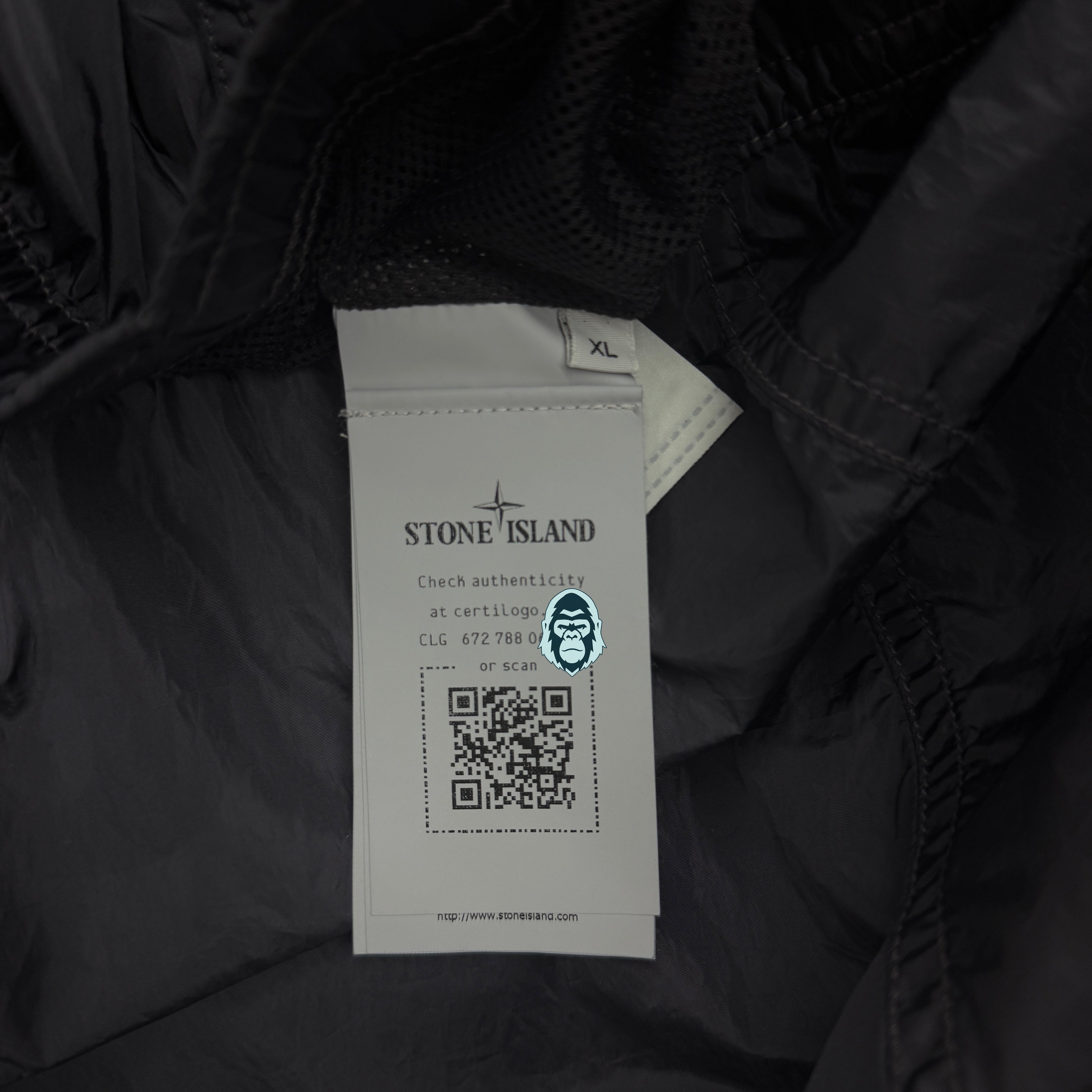 Stone Island Water Reactive Faded Camo Swim Shorts — certilogo