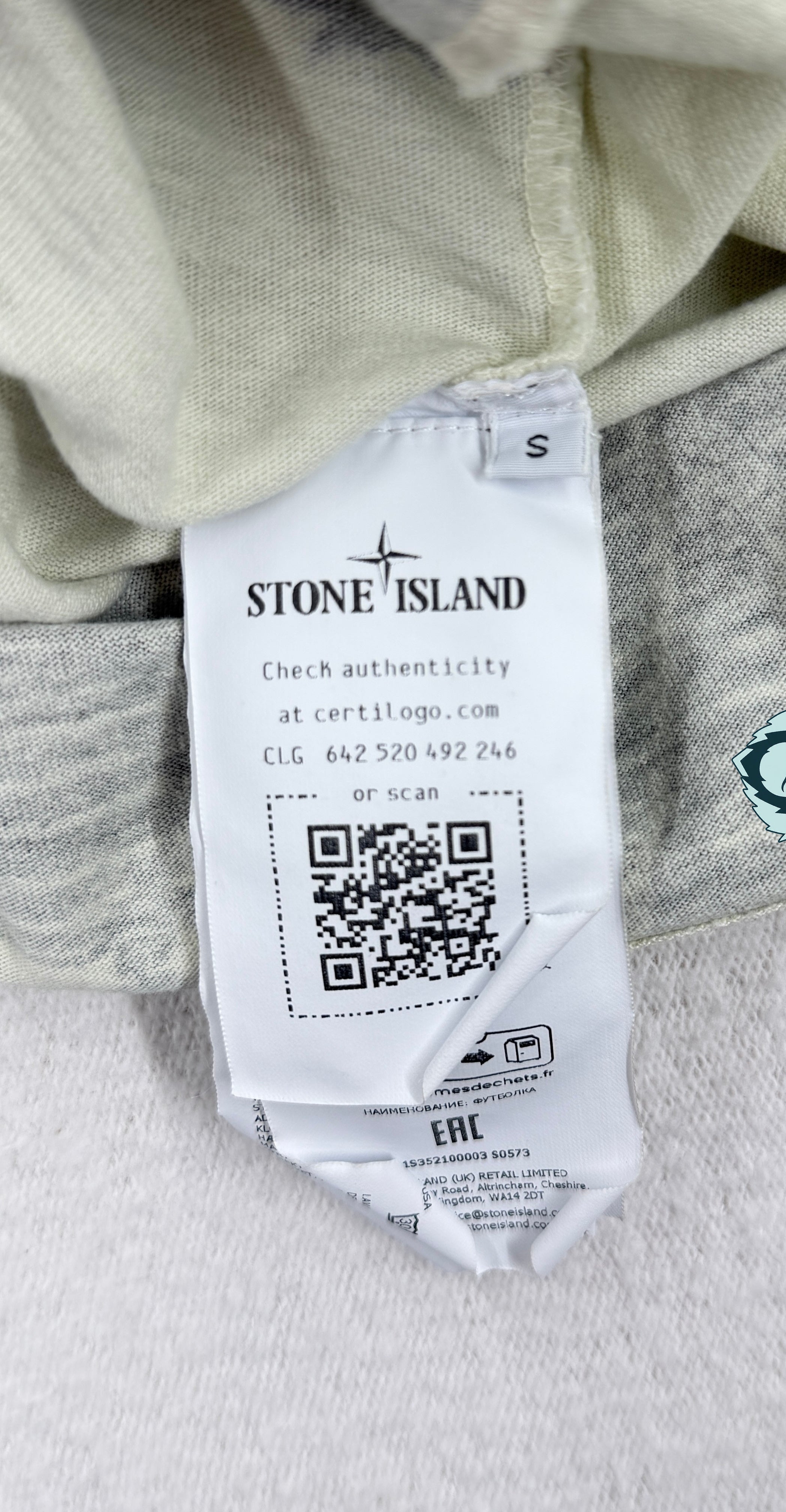 Stone Island Frieze Los Angeles 2026 Jamal Cyrus Print T-Shirt — certilogo