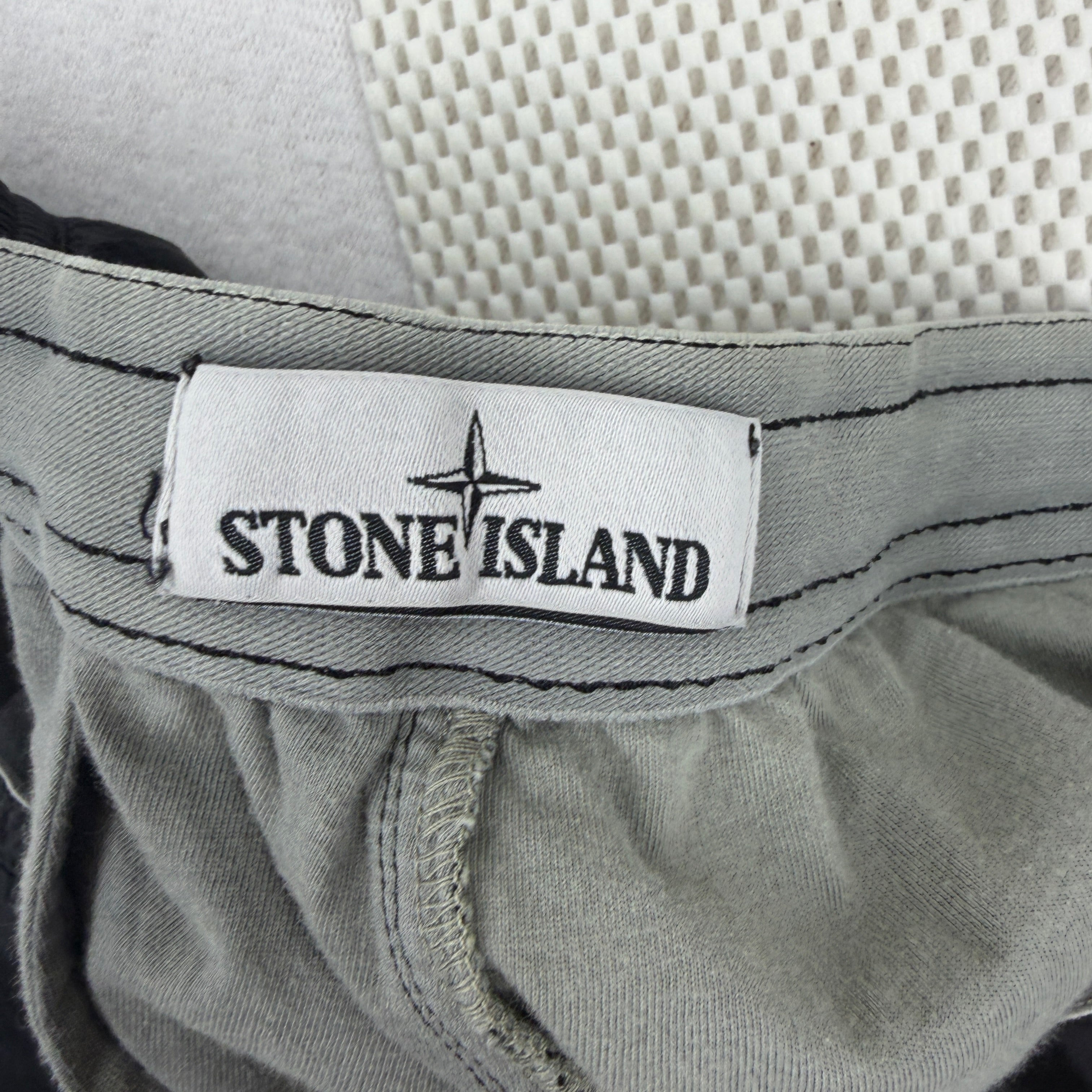 Stone Island Micro Ripstop Nylon Shorts — label