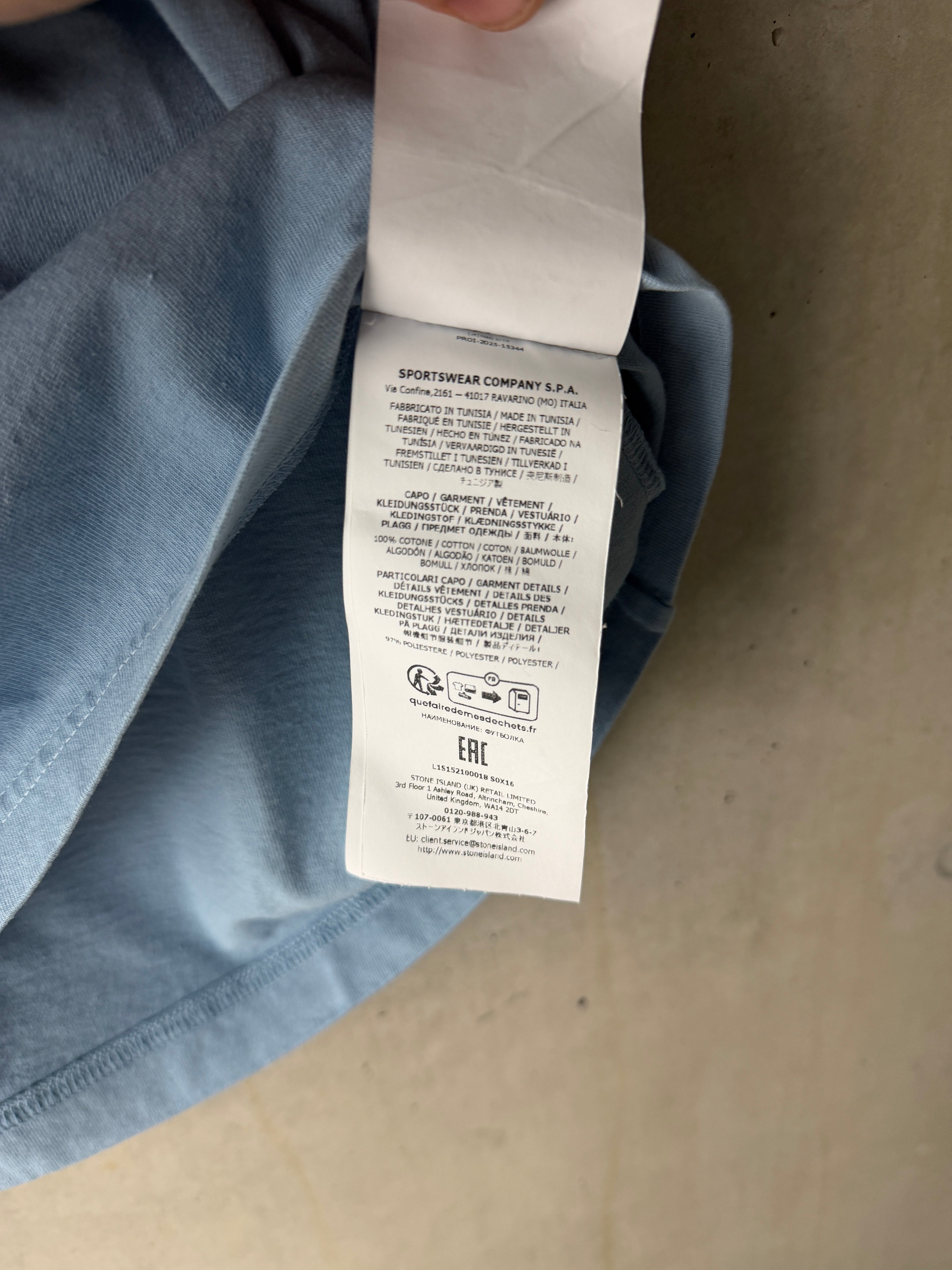 Stone Island Marina T-Shirt — label