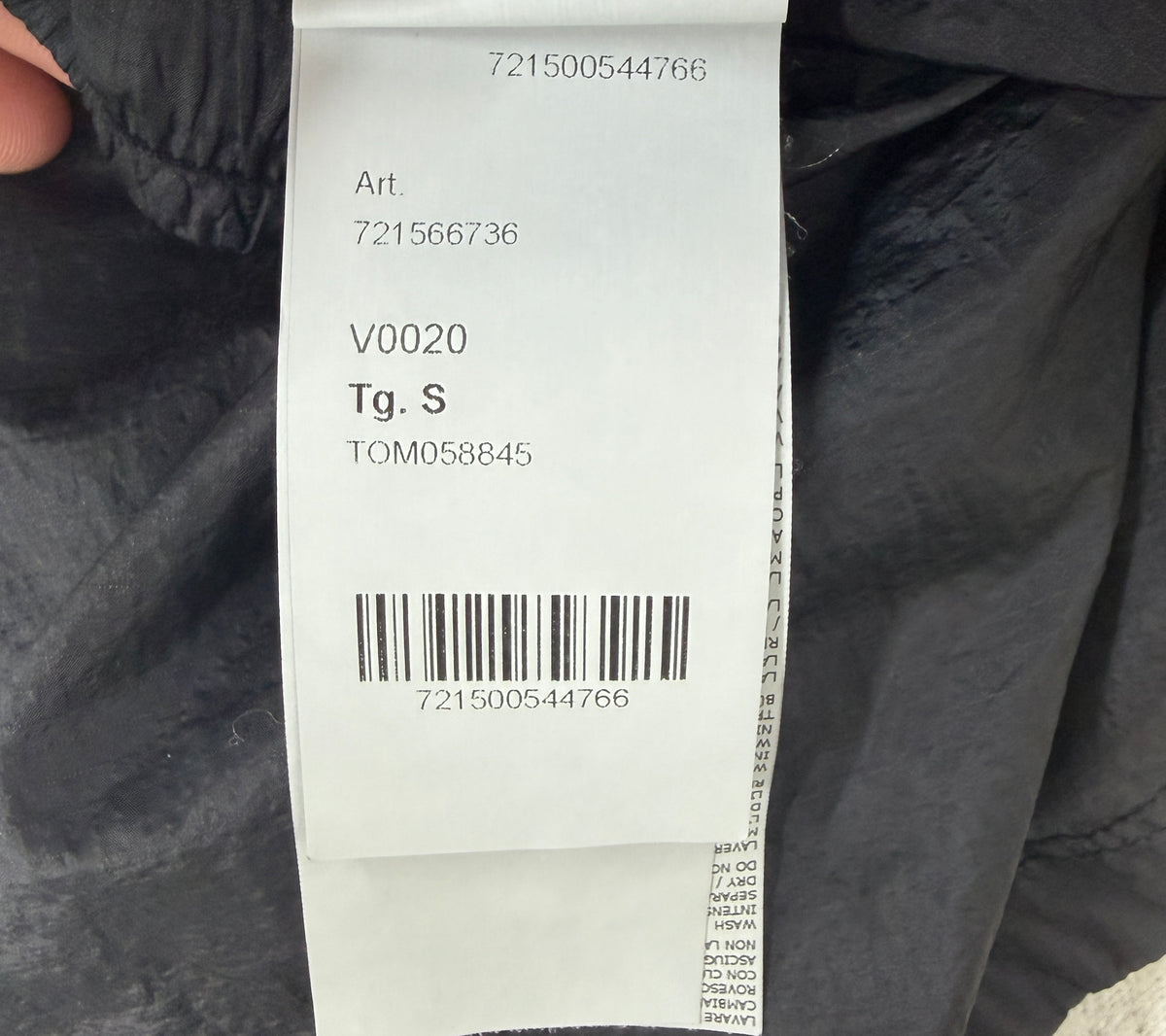 Stone Island Nylon Metal Ripstop Bermuda Shorts — label