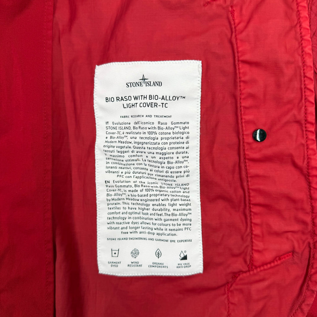 Stone Island Bio Raso with Bio-Alloy Light Cover-TC — label