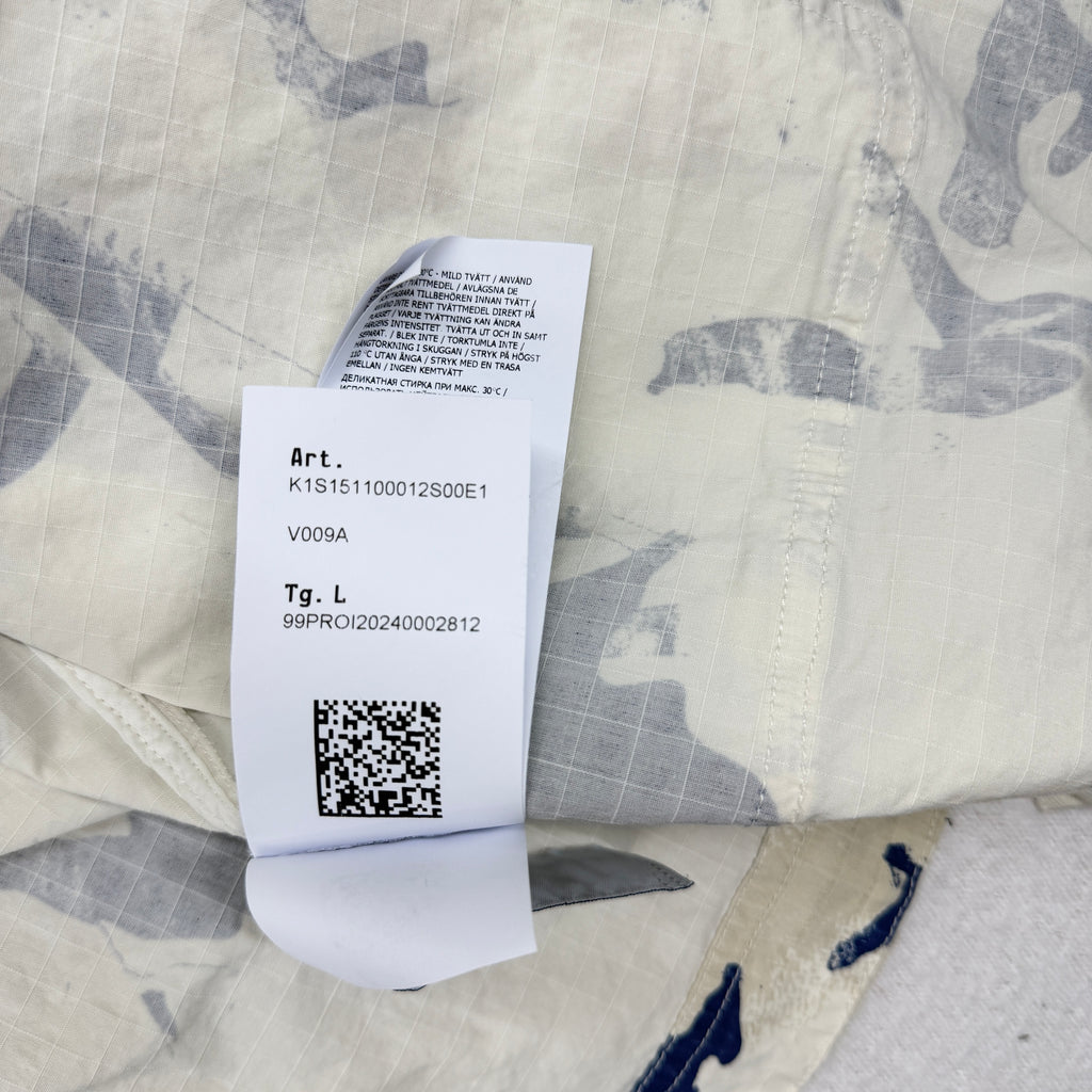 Stone Island Camo Ripstop Overshirt — label