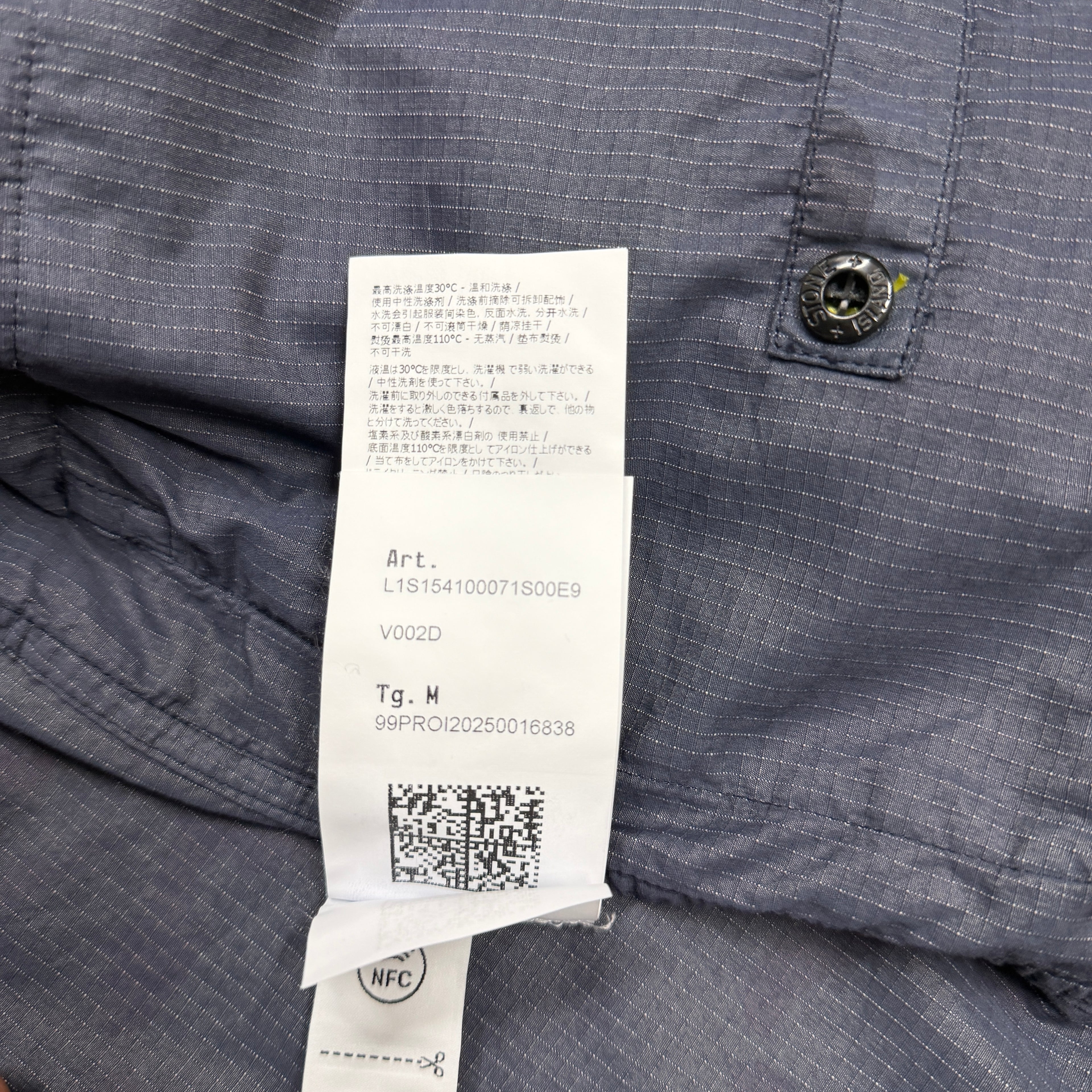 Stone Island Faded Camo Light Ripstop-TC Field Jacket — label