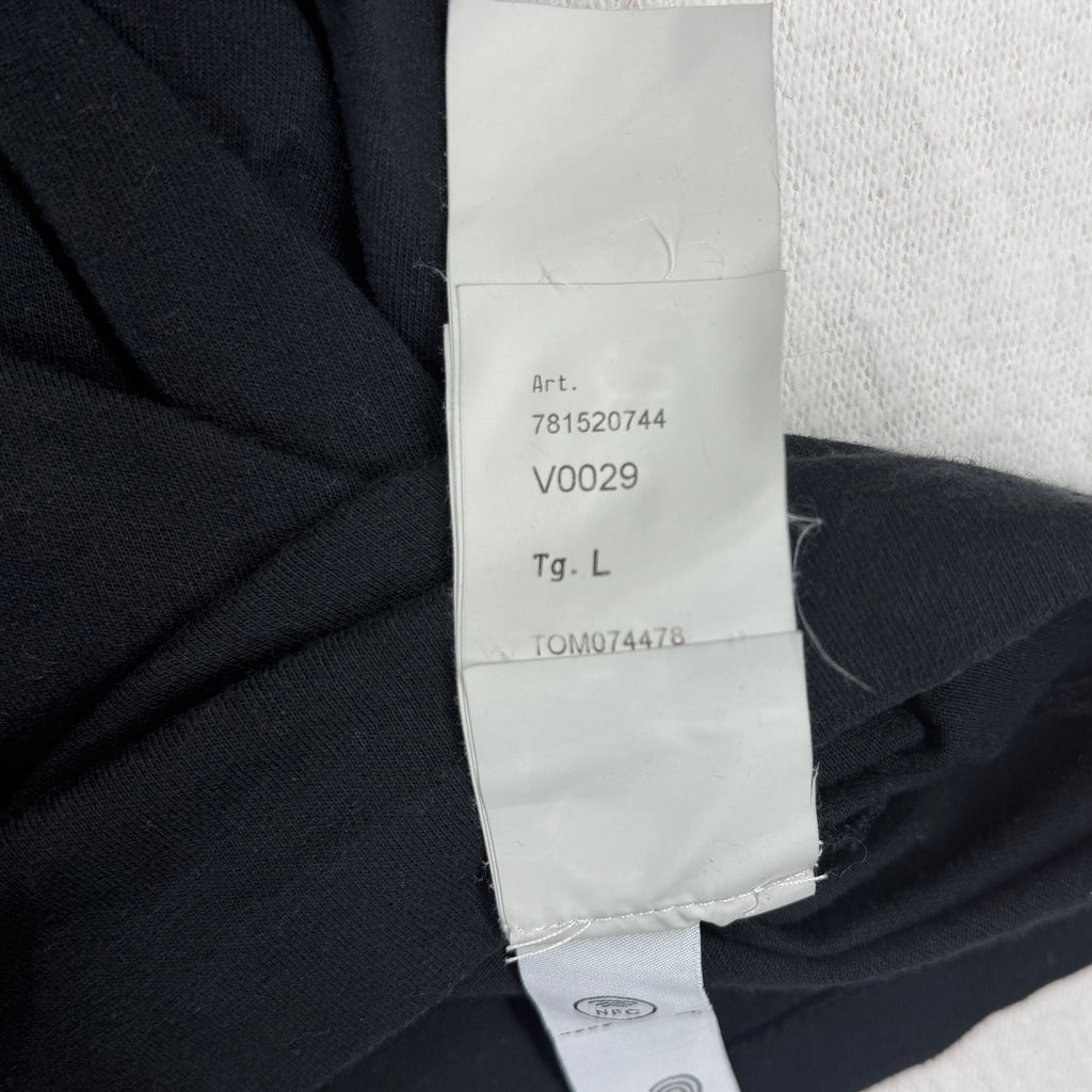 Stone Island Long Sleeve Polo with Tonal Pocket Embroidery - Large