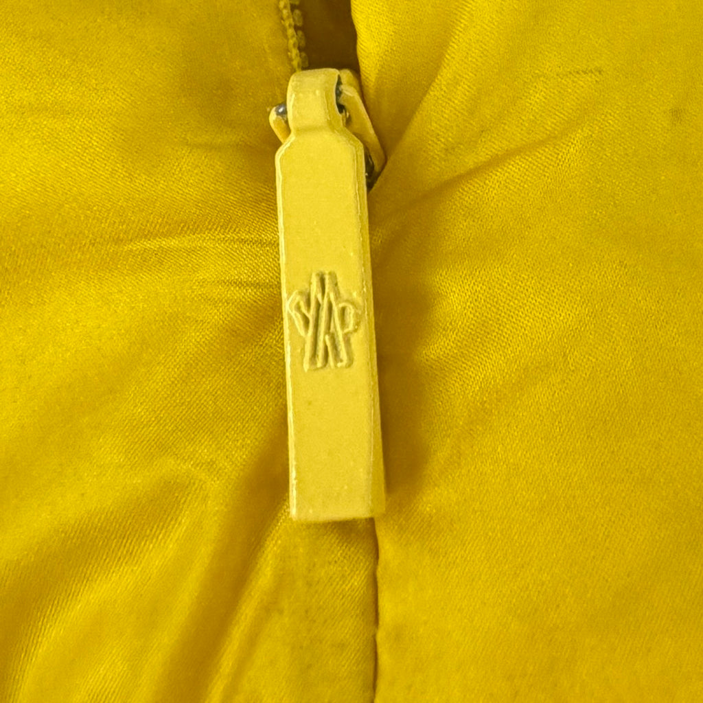 Moncler Liane women's gilet yellow detail view 4