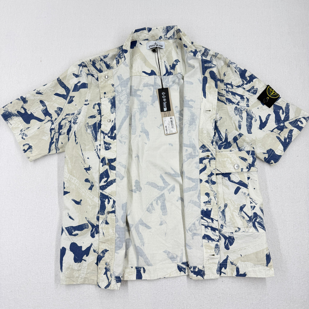 Stone Island Camo Ripstop Overshirt — extra