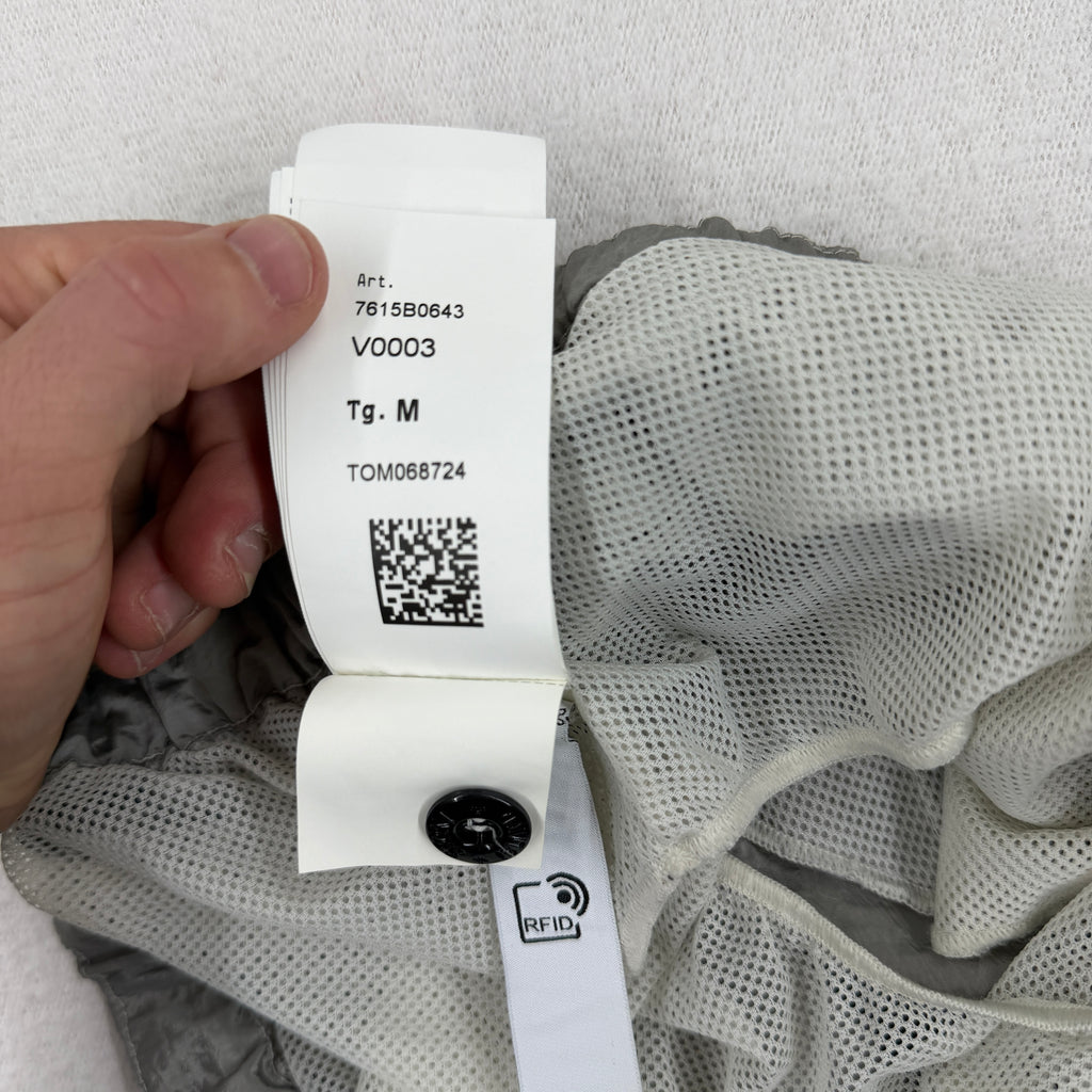 Stone Island Nylon Metal Swimming Trunks — label